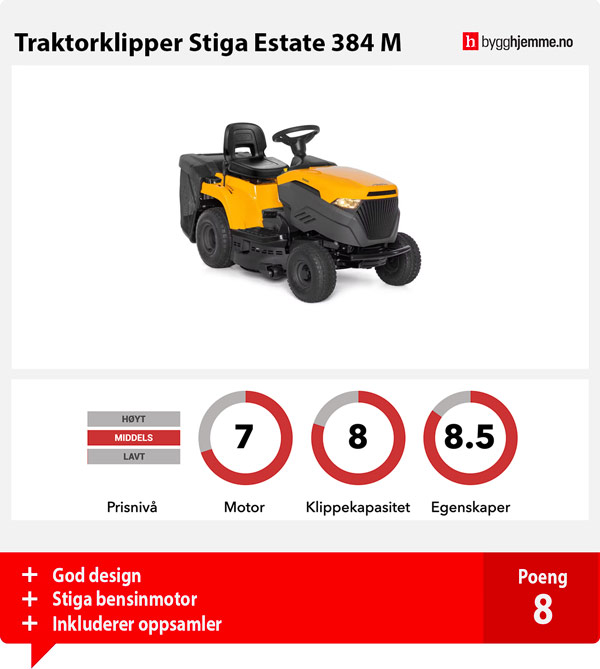 Traktorklipper Stiga Estate 384 M