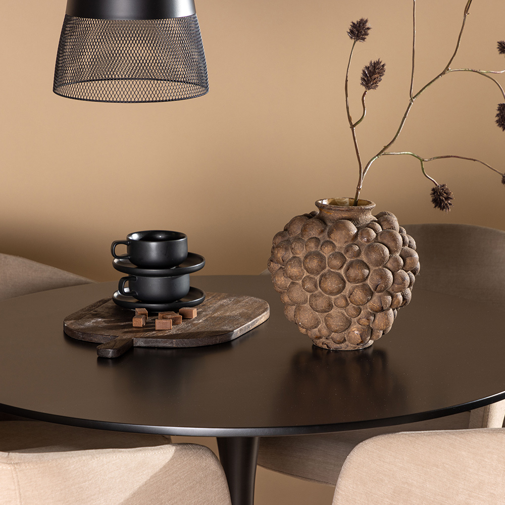 Spisegruppe Venture Home Glade Ø 100 cm med 4 Berit Stoler