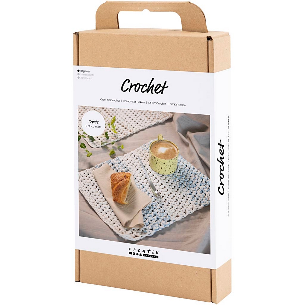 Hobbysett Creativ Company DIY Kit Bordbrikke Hekling