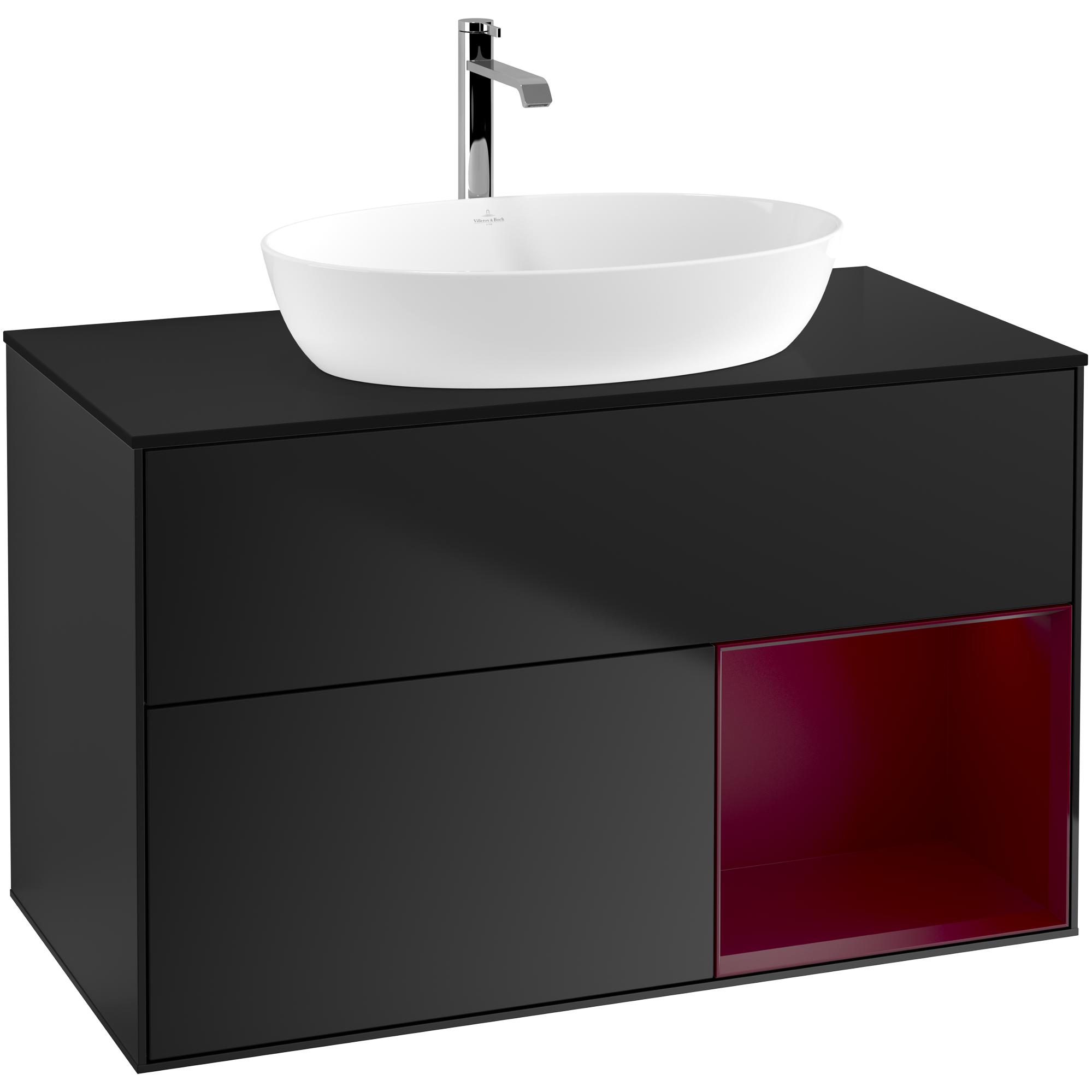 Tvättställsskåp Villeroy & Boch Finion med 2 Lådor Hylla och Bänkskiva för Fristående Tvättställ från Artis & Collaro