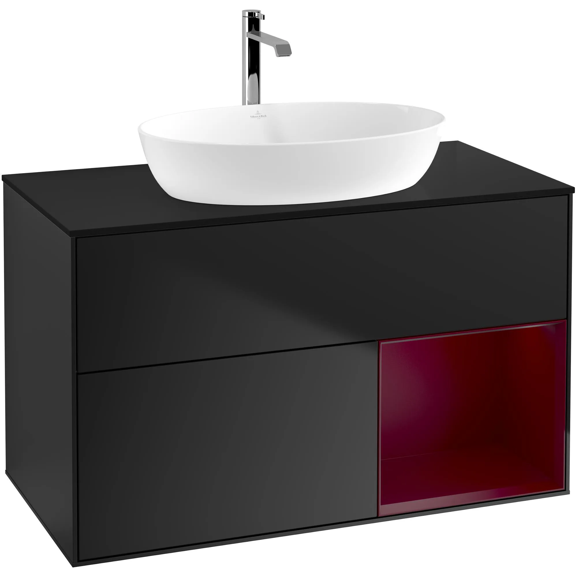Tvättställsskåp Villeroy & Boch Finion med 2 Lådor Hylla och Bänkskiva för Fristående Tvättställ från Artis & Collaro