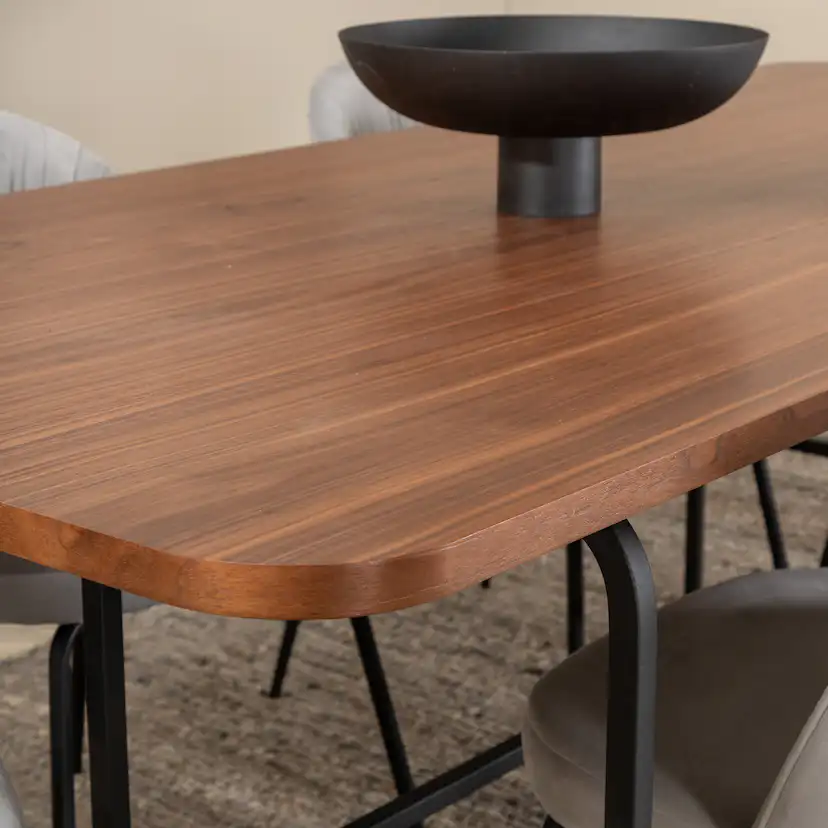 Spisegruppe Venture Home Chicago med 6 Wrigley Stoler