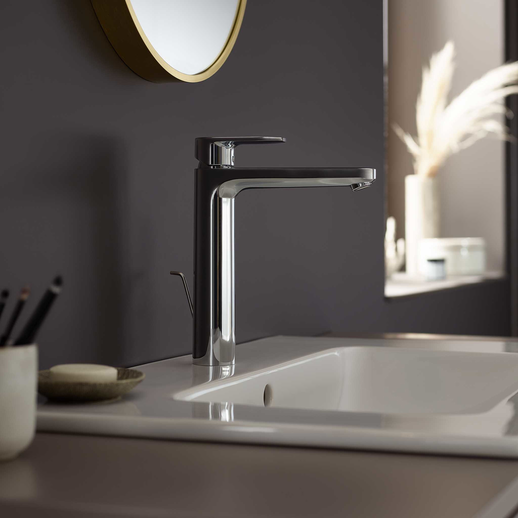 Servantbatteri Hansgrohe Vernis Blend 190 med Løfteventil