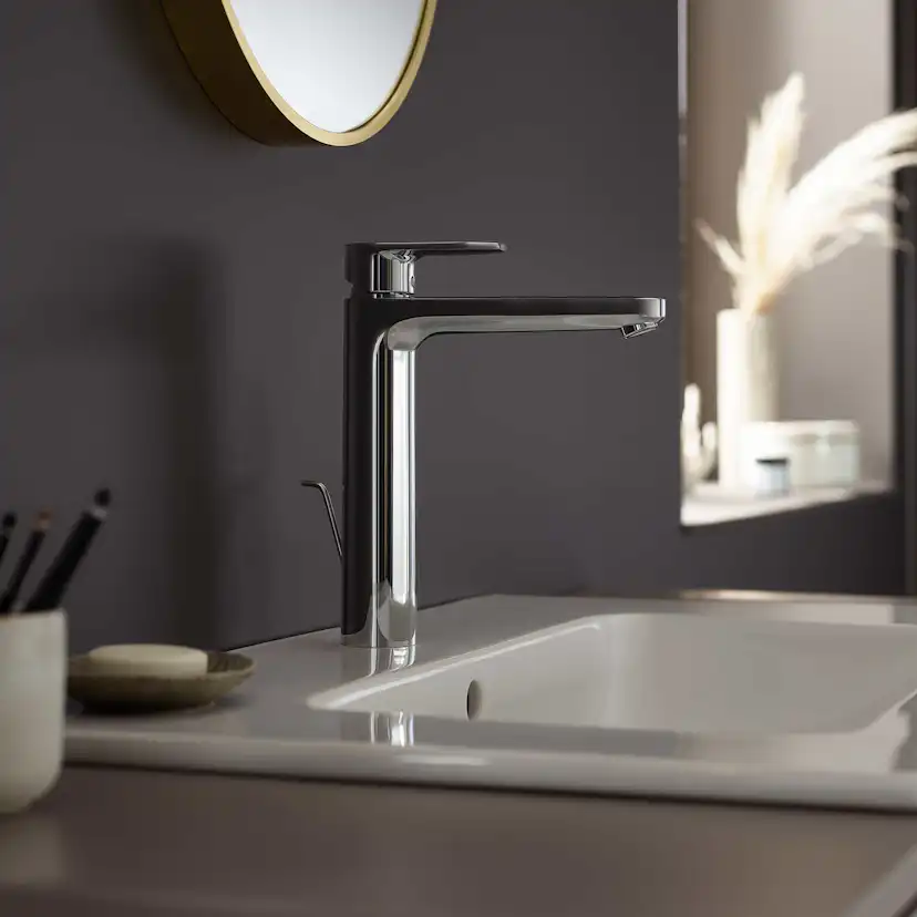 Servantbatteri Hansgrohe Vernis Blend 190 med Løfteventil