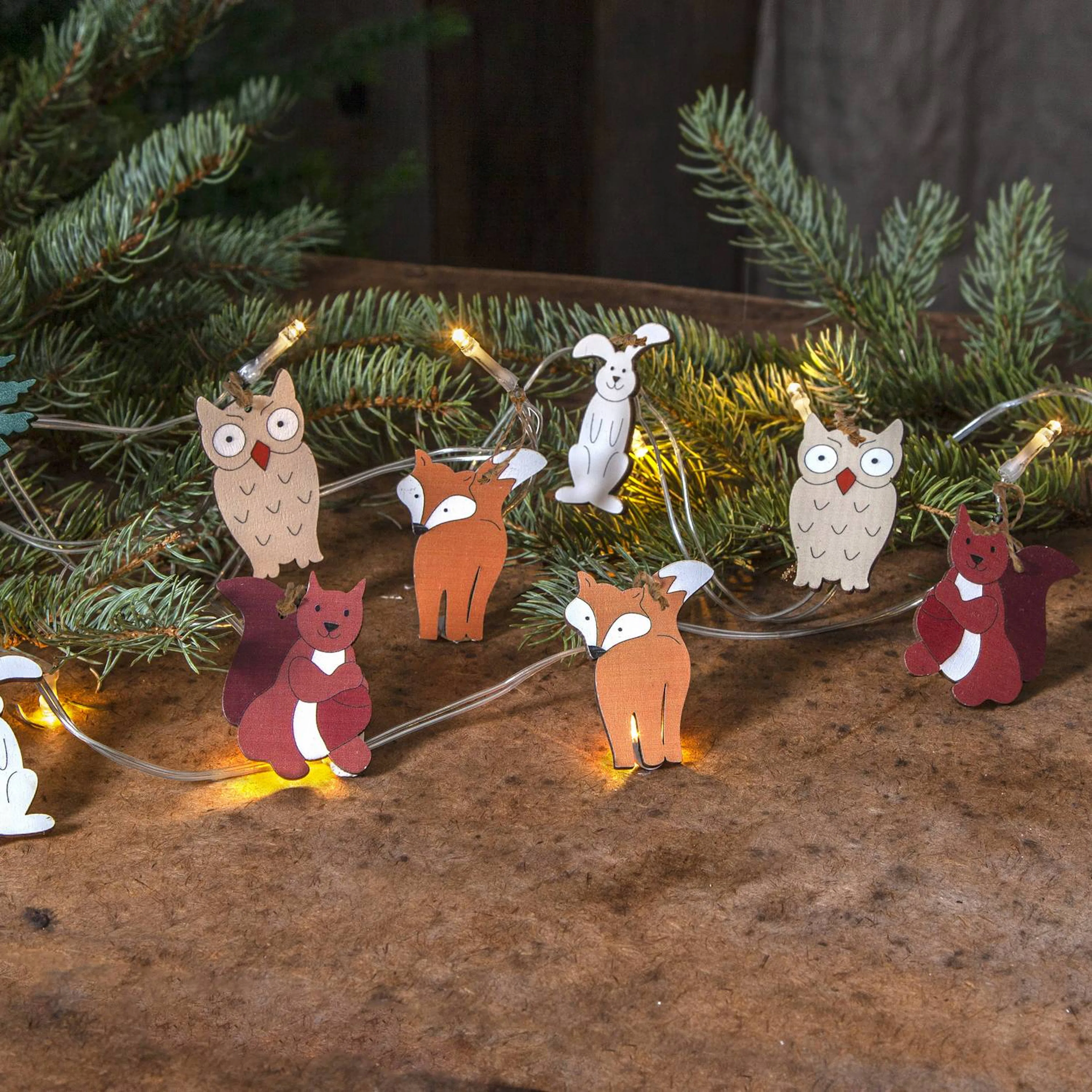 Lyslenke Star Trading Forest Friends LED Batteridrevet