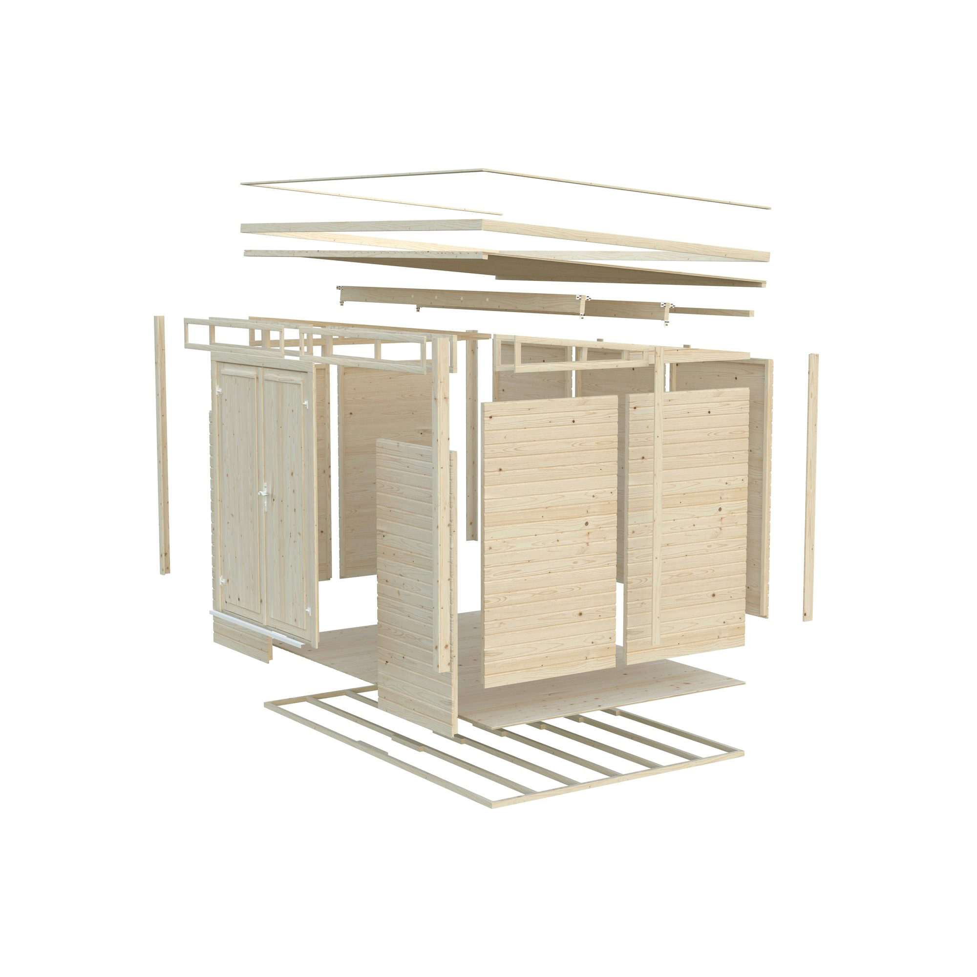 Redskapsbod Palmako Elias 7,5 m² (inv. 7,3 m²)