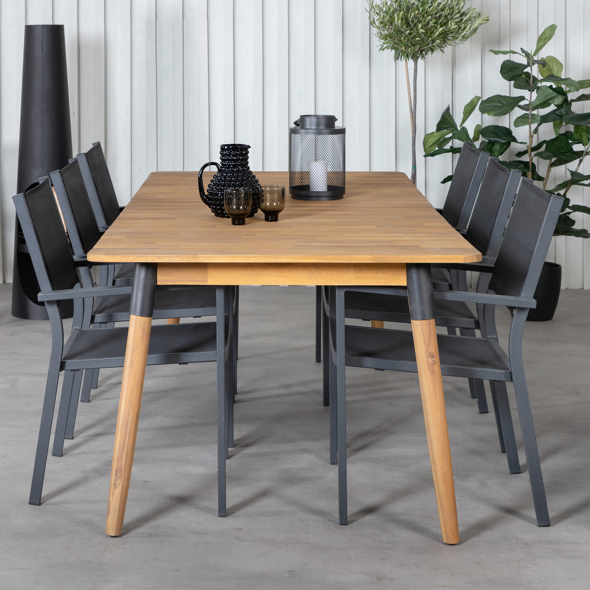 Spisegruppe Venture Home Julle med 6 Cubb Spisestoler