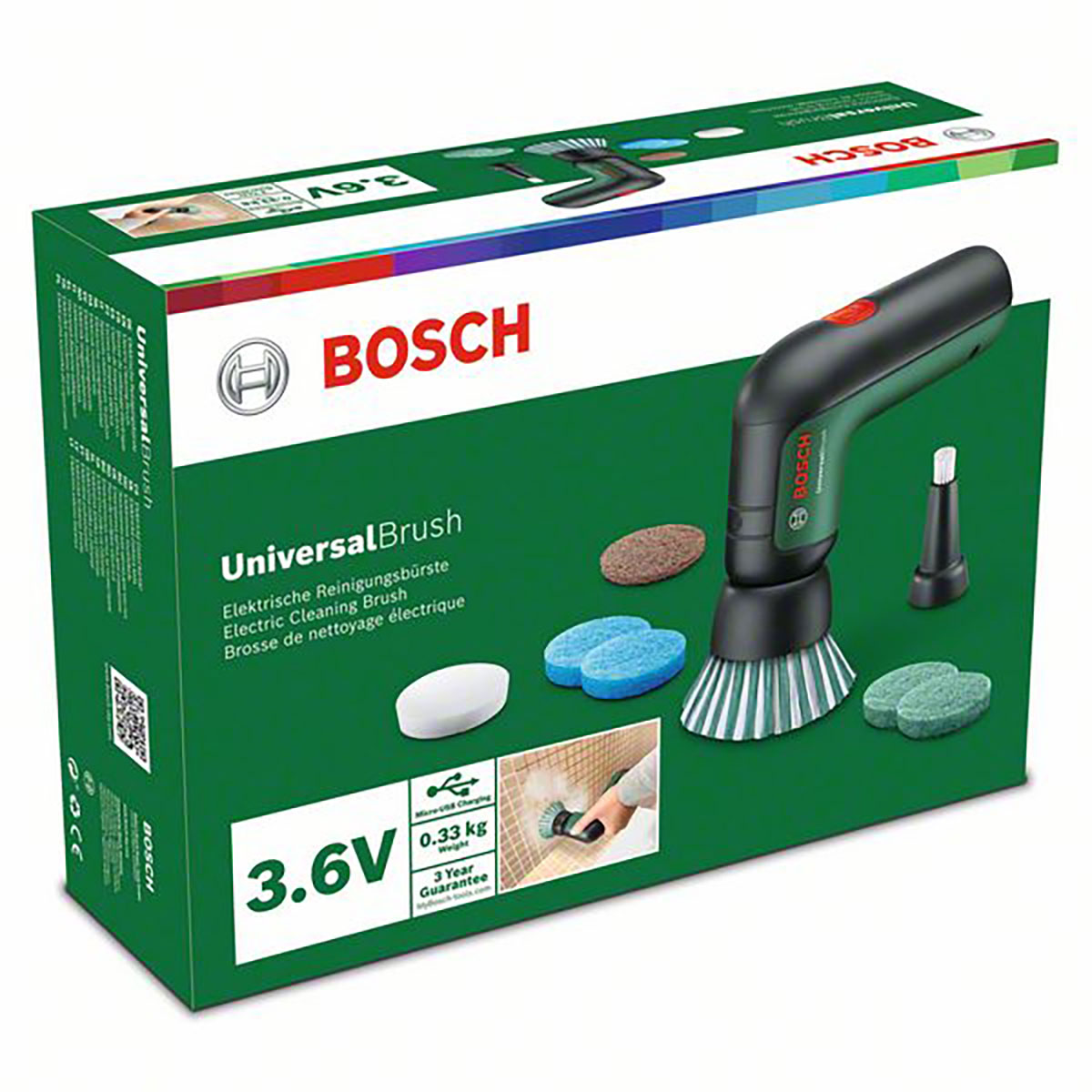 Rengjøringsbørste Bosch Power Tools Universalbrush 3,6