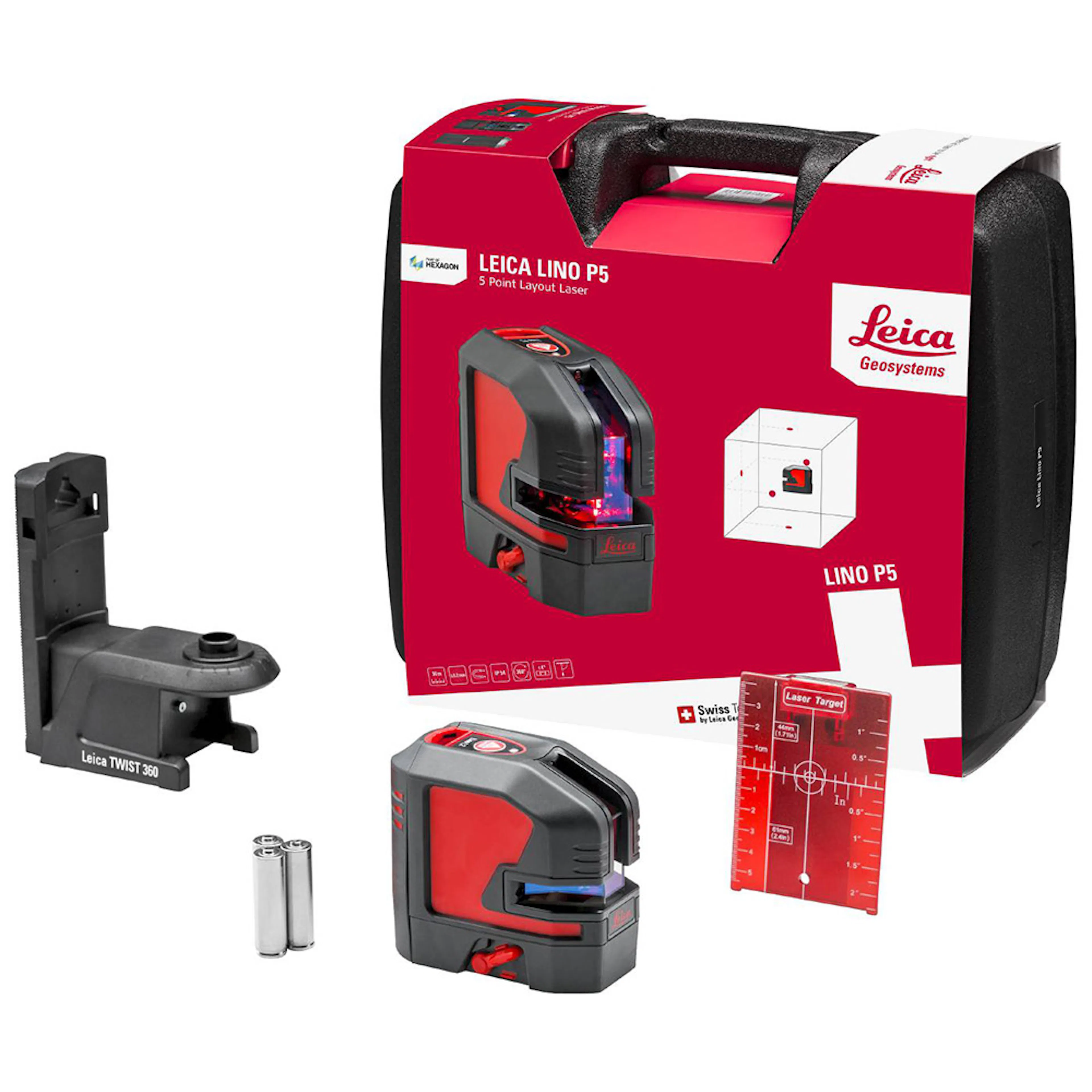Krysslaser Leica Lino P5-1