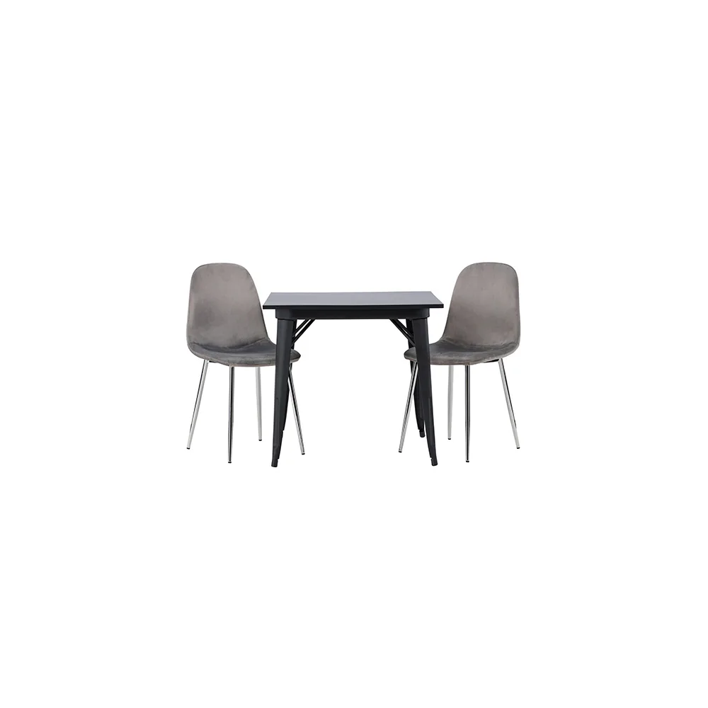 Spisegruppe Venture Home Tempe med 2 stk Eva Stoler