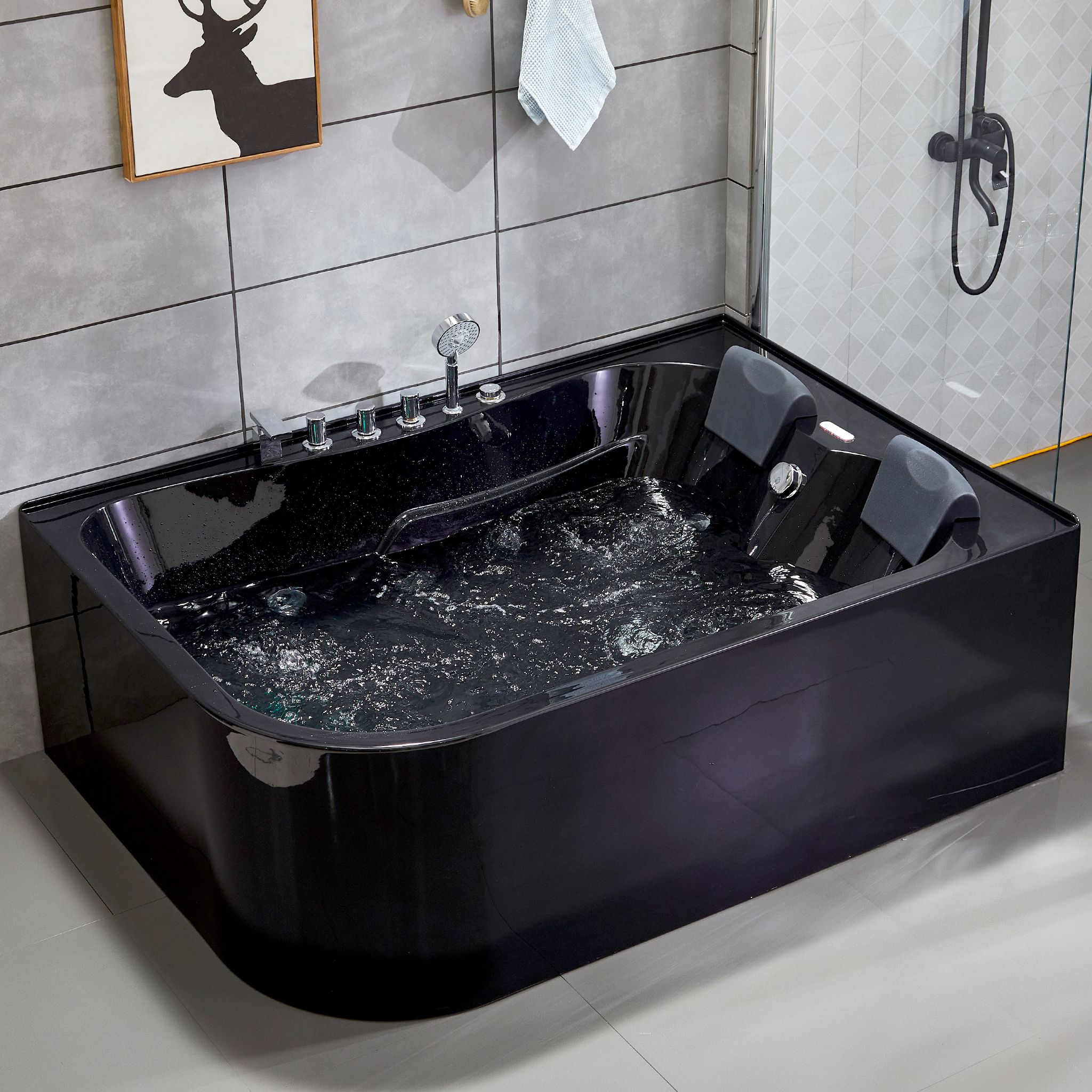 Boblebadekar Lyfco med med Varmeapparat og Lysterapi BK-008