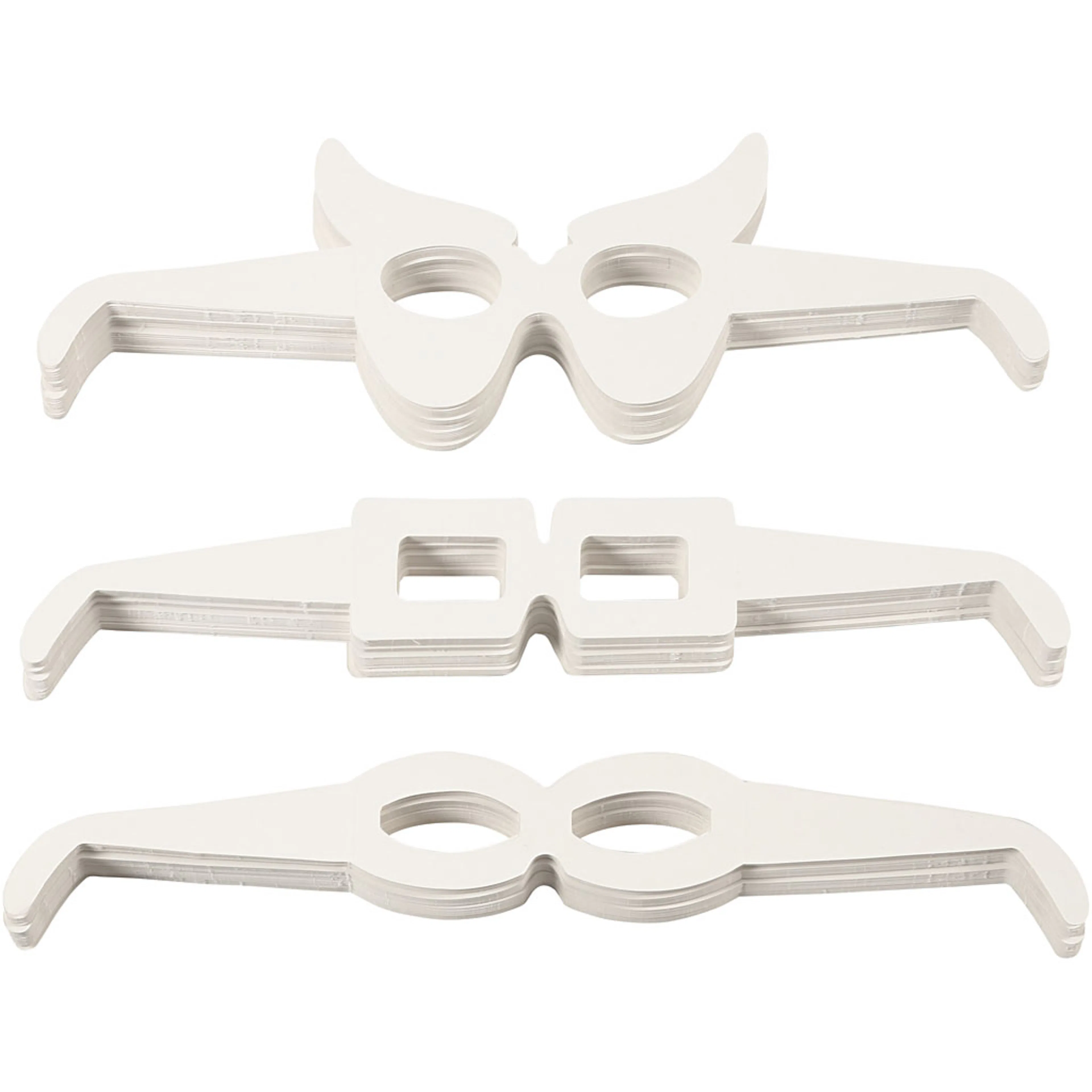Briller Creativ Company Hvit L32 cm 230 g 160 stk/1 Pk