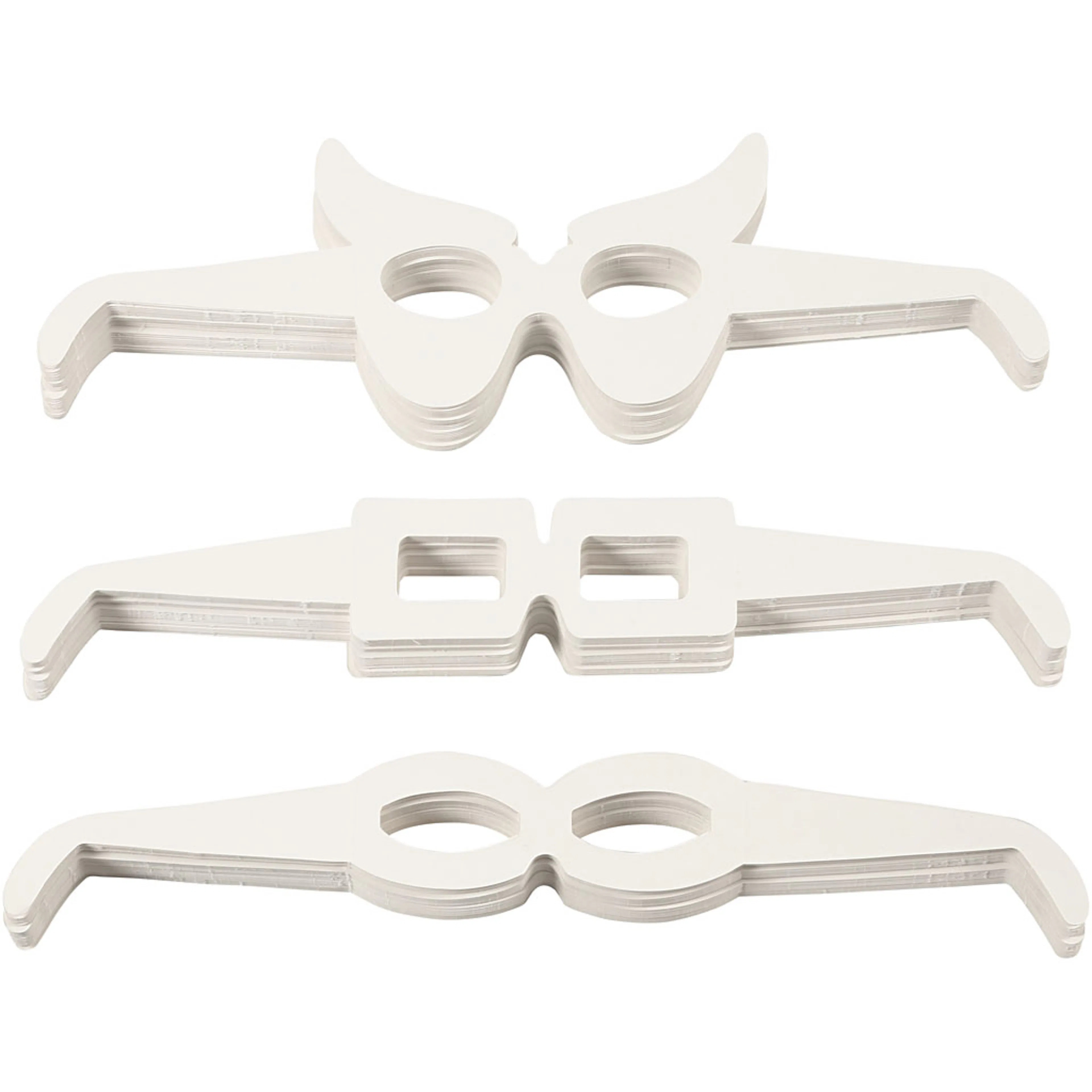 Briller Creativ Company Hvit L32 cm 230 g 160 stk/1 Pk