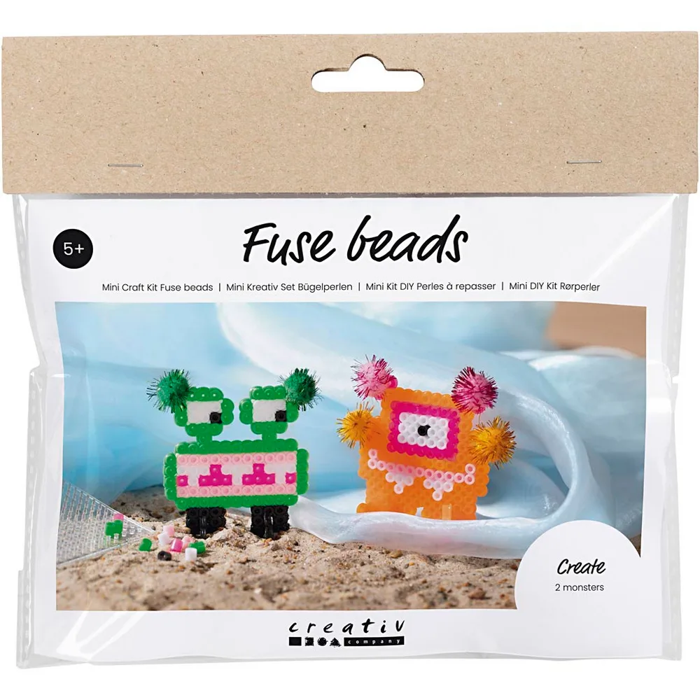 Hobbysett Creativ Company Mini DIY Kit Rørperler Monster