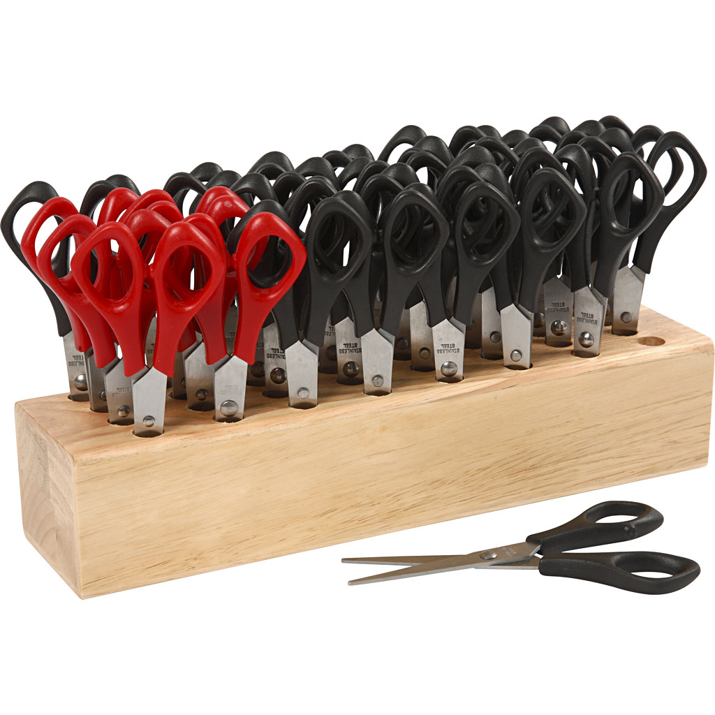 Skolesaks Creativ Company med Holder Lengde  14 cm Rund 1 sett