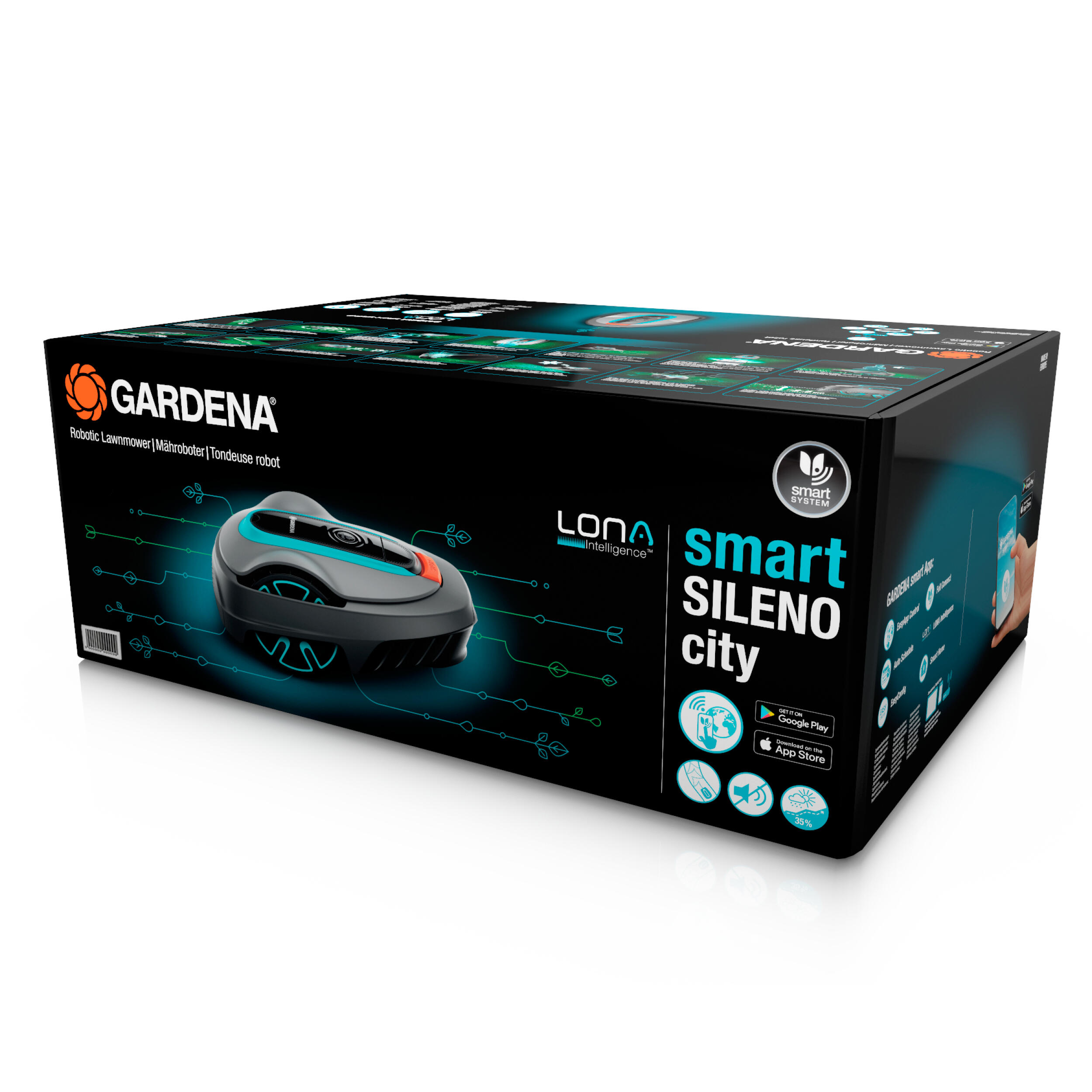 Robotgressklipper Smart Sileno City 600 Lona