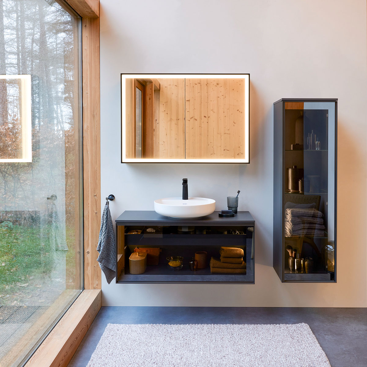 Servant Duravit Vitrium med Hylle 460 mm