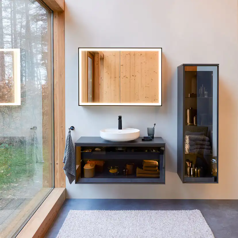 Servant Duravit Vitrium med Hylle 460 mm