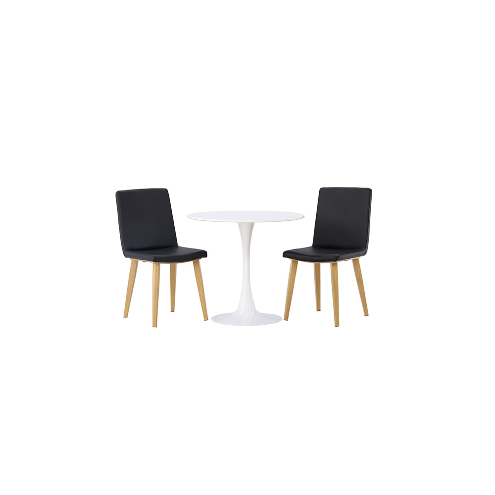 Spisegruppe Venture Home Hamden Ø80 cm med 2 stk Today Stoler