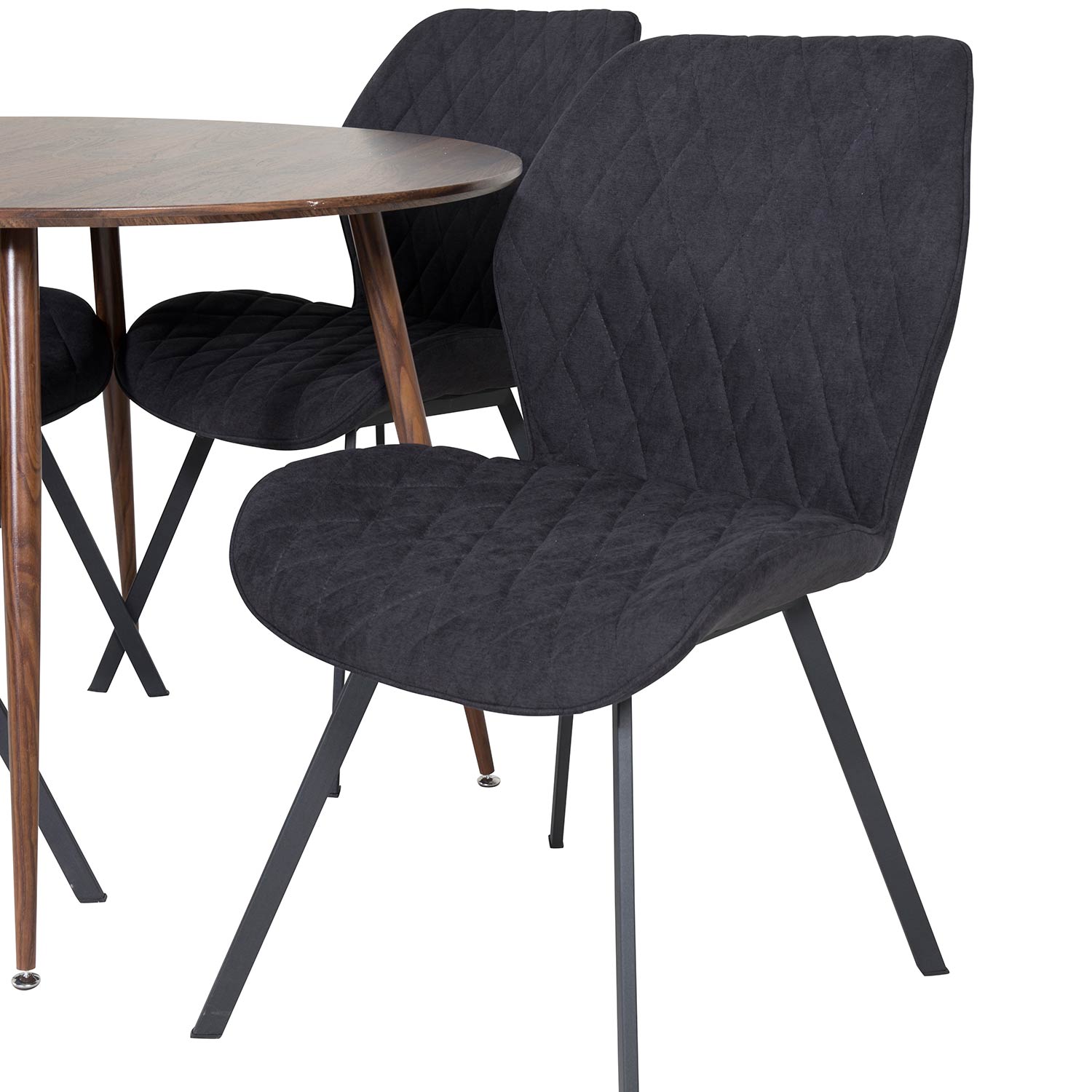 Spisegruppe Venture Home Plake med 4 Geneva Stoler Rundt