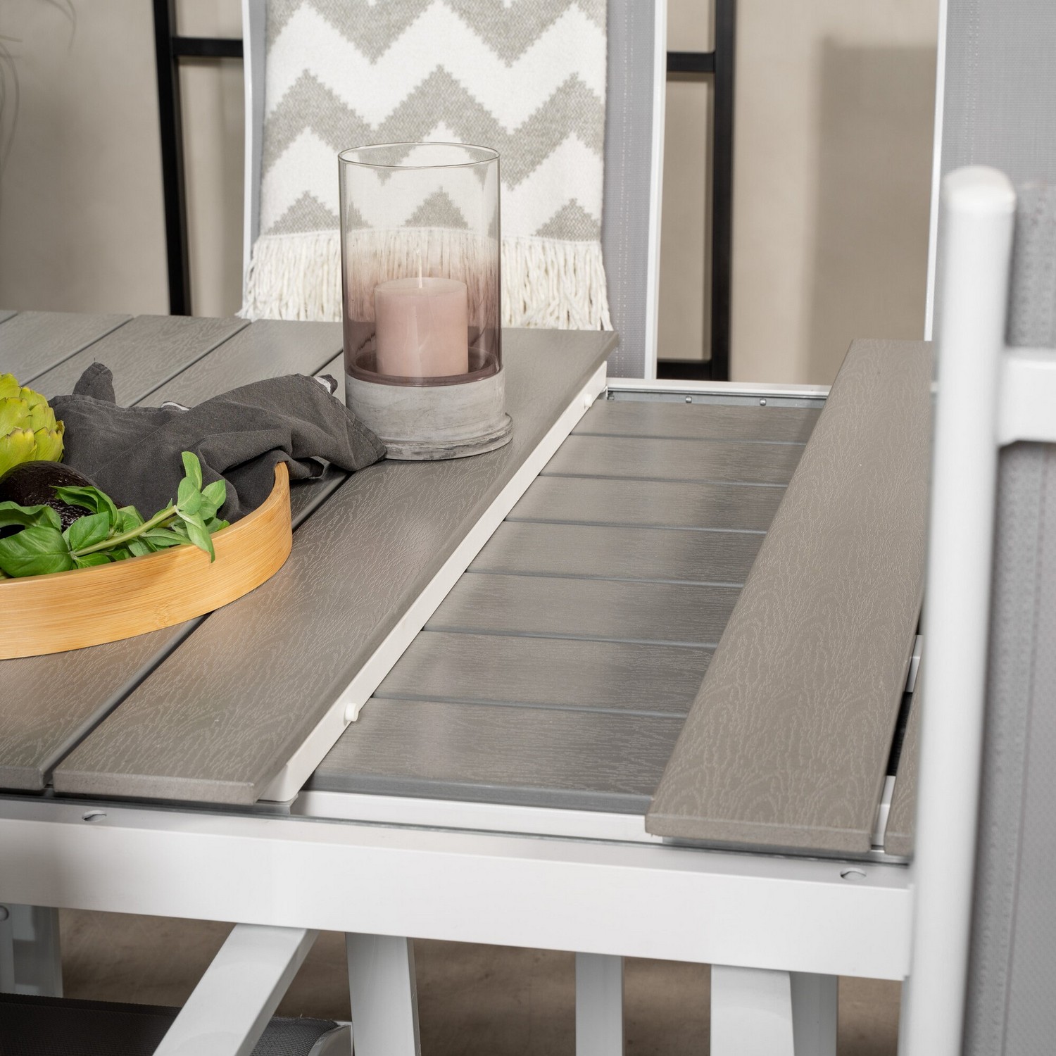 Spisegruppe Venture Home Lova 160/240 med 6 Copacabana Stoler