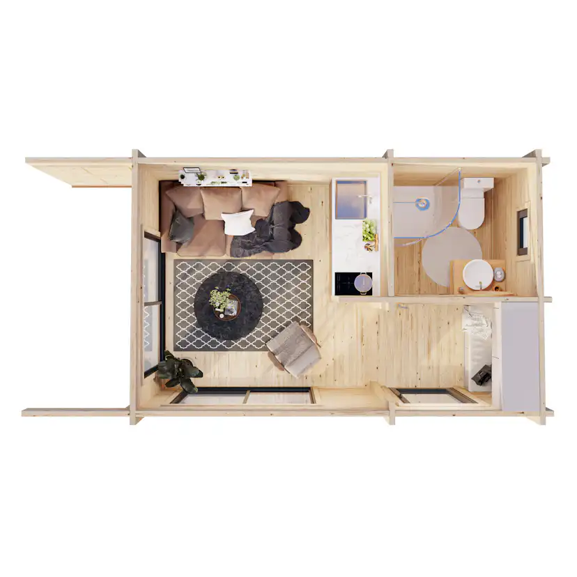 Gjestehytte Palmako Cecilia 14,2 M2