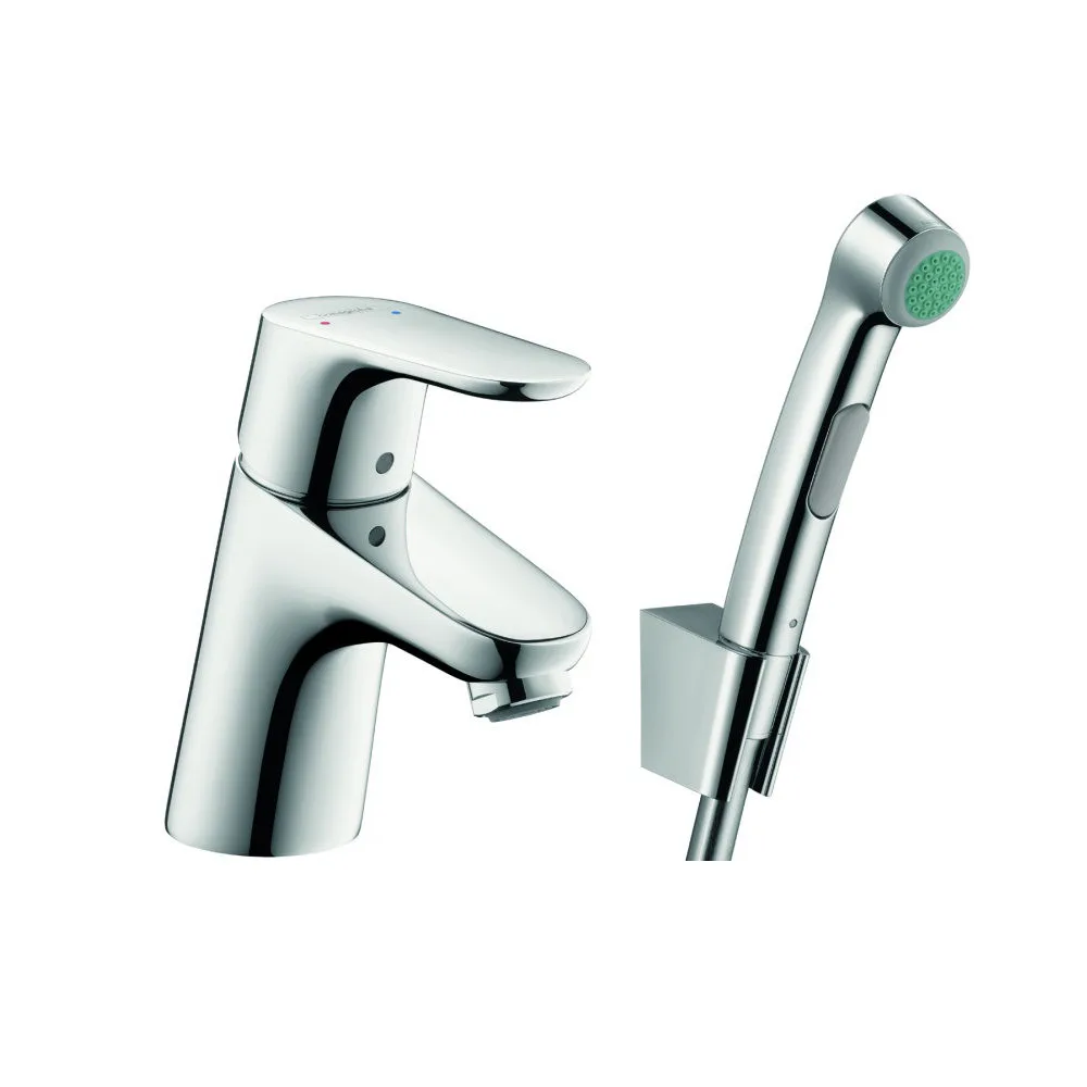 Servantbatteri Hansgrohe Focus 70 med Bidette