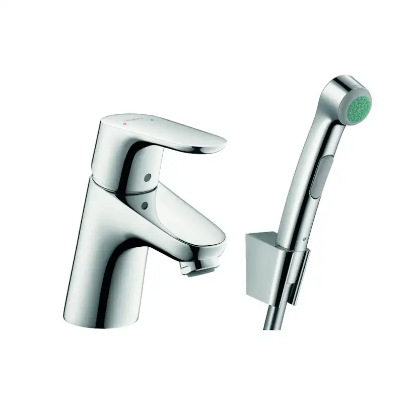 Servantbatteri Hansgrohe Focus 70 med Bidette