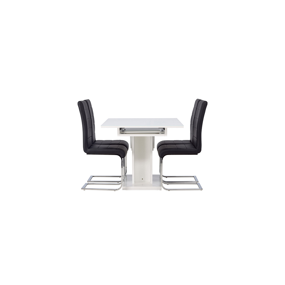 Spisegruppe Venture Home Pluto med 4 Tempo Stoler