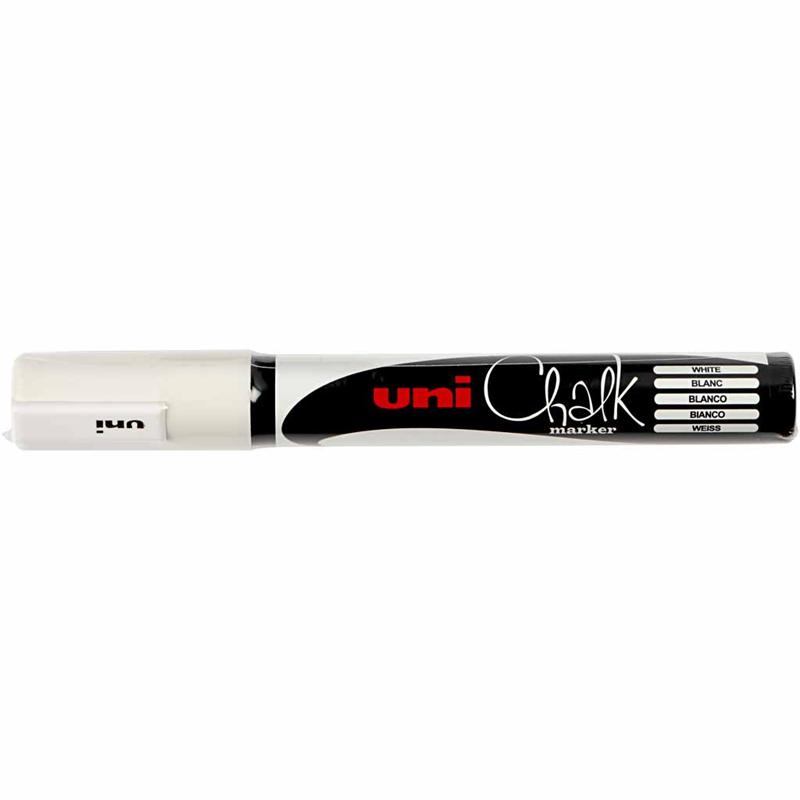 Merkepennn Creativ Company Chalk Hvit Strek 1,8-2,5 mm 1 stk