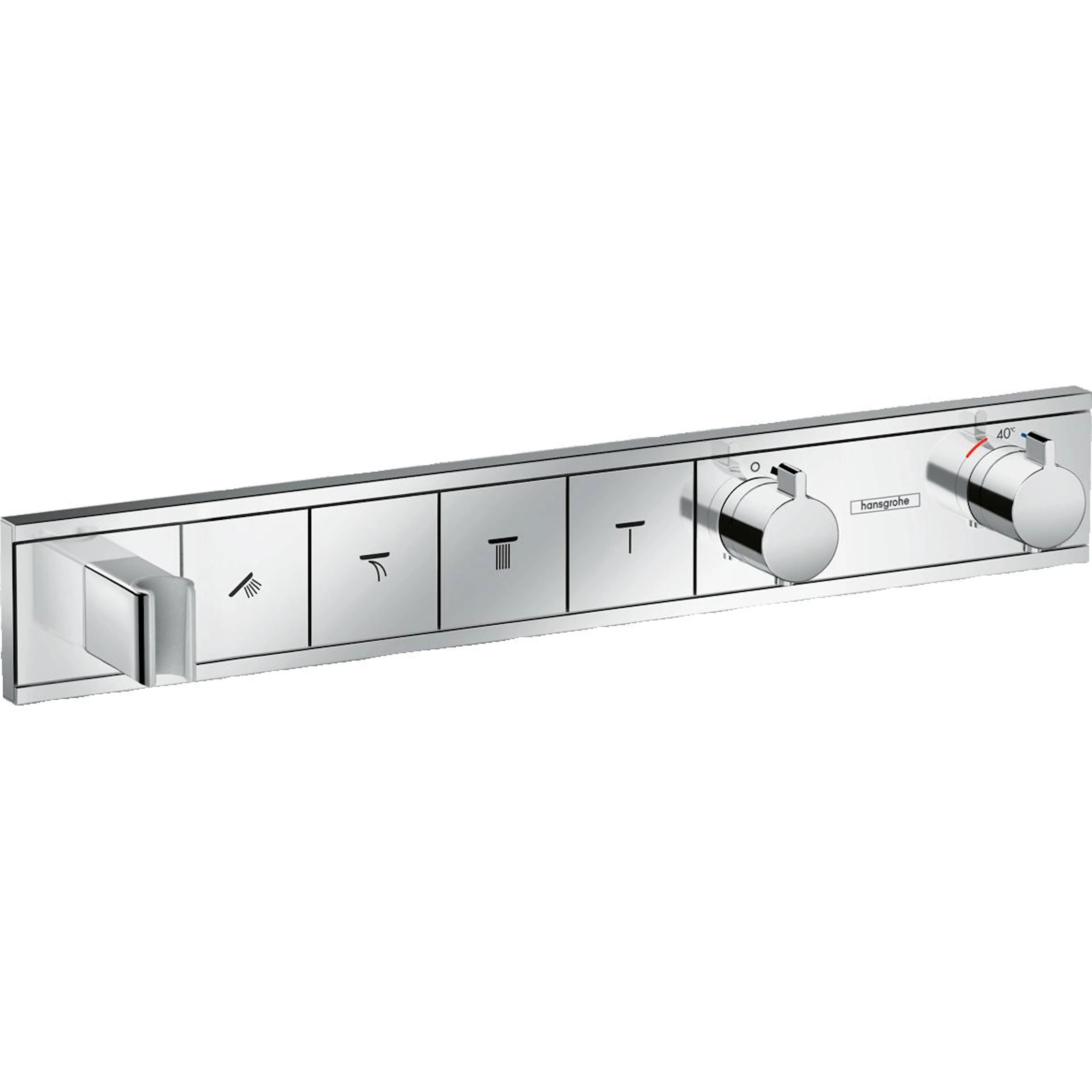 RainSelect Termostat för inbyggnad 4 funktioner Krom