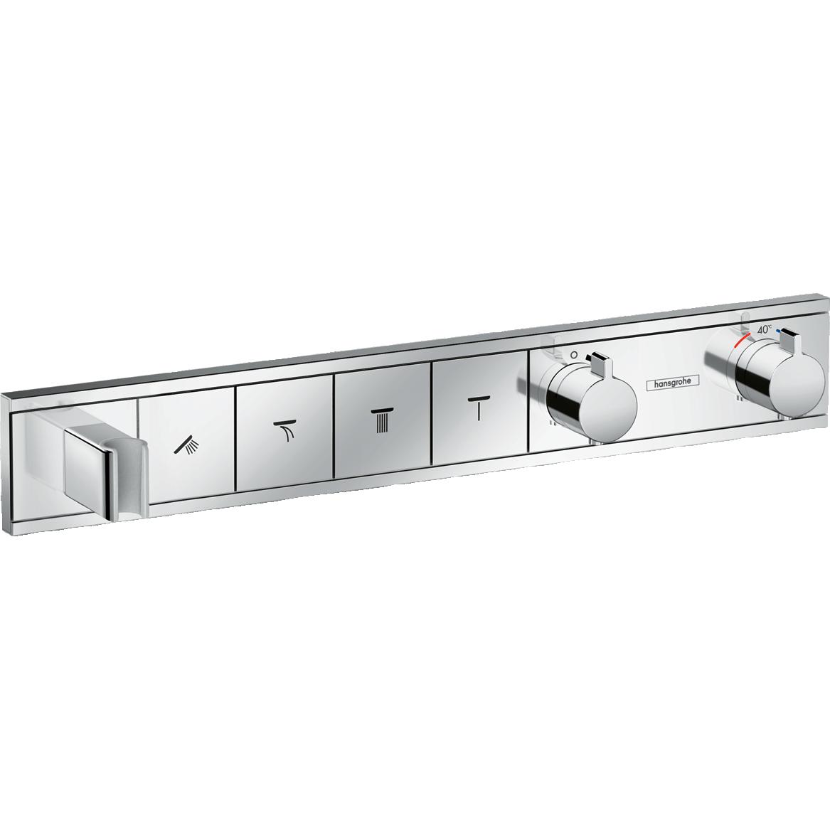 Dusjbatteri Hansgrohe Rainselect 4 Funksjoner med HåndDusjholder