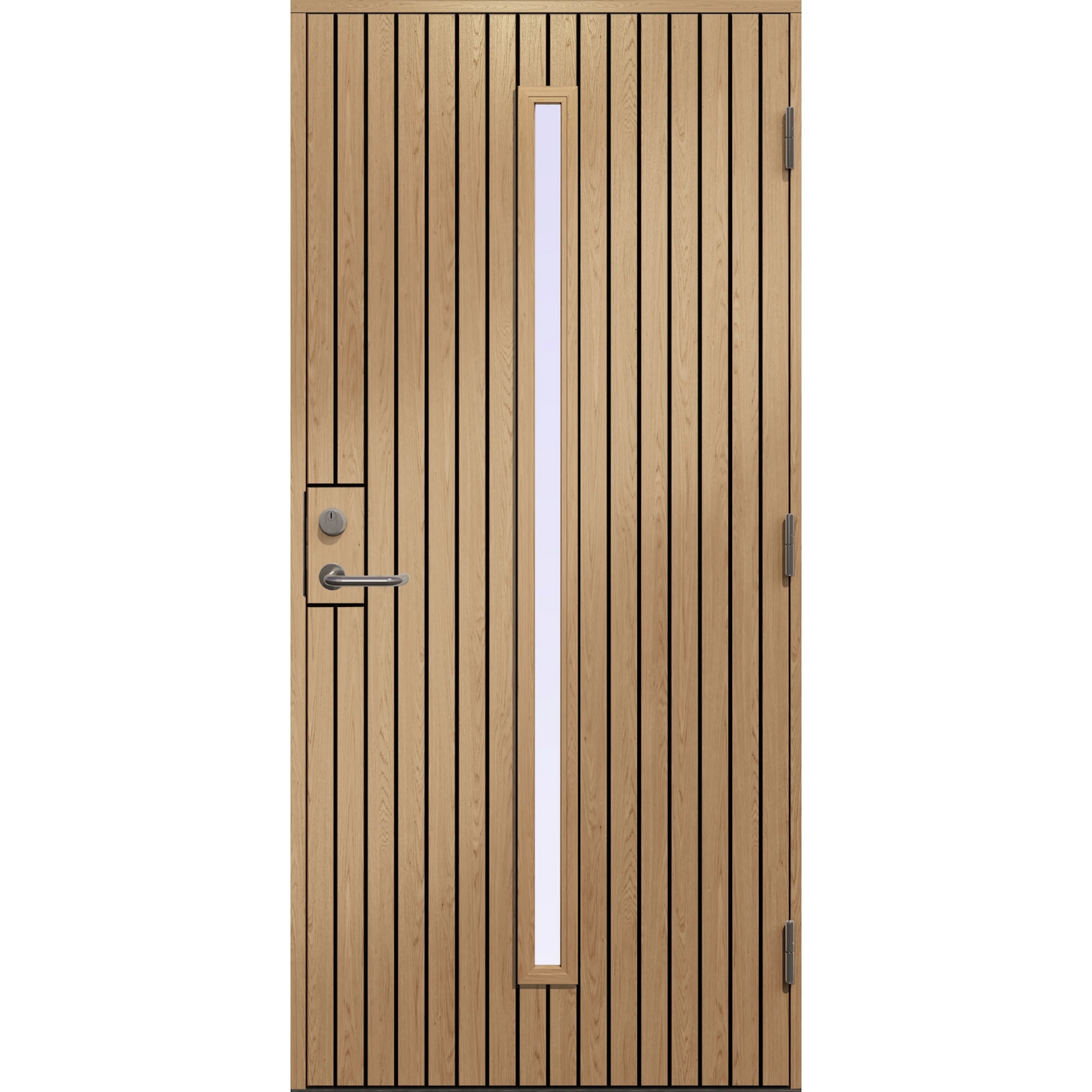 Ytterdør Gilje Trym Klarglass med Dekorlaminat