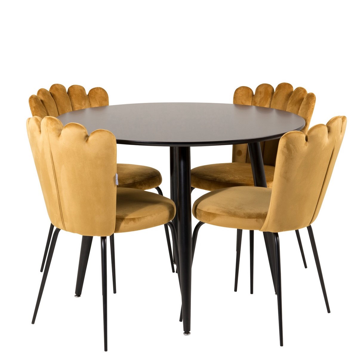 Spisegruppe Venture Home Plaza med 4stk Limhamn Stoler