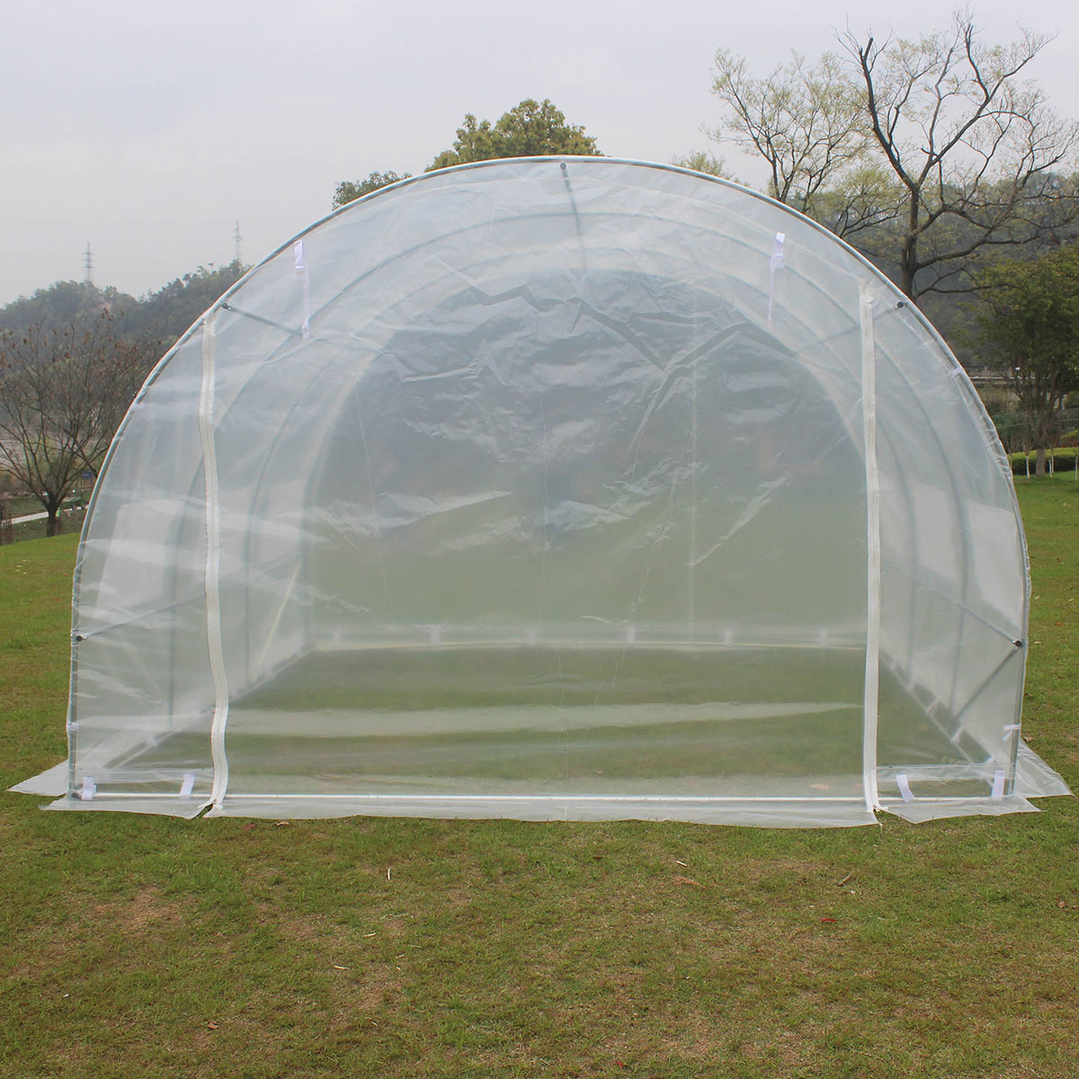 Tunnelväxthus 9m2-PE Transparent Transparent