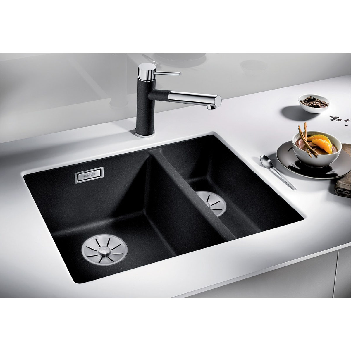 Kjøkkenvask Blanco Subline 340/160 Silgranitt Infino