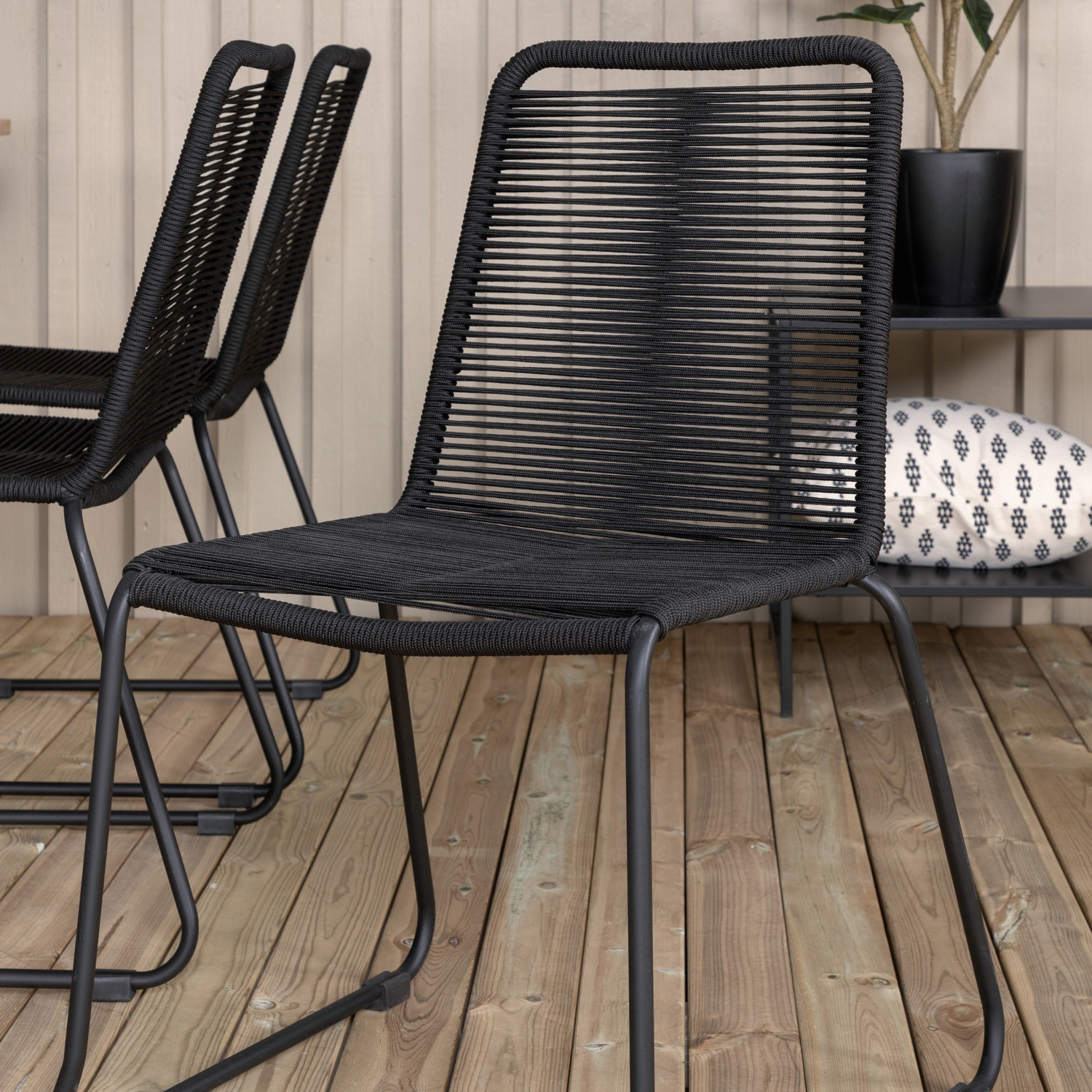 Spisegruppe Venture Home Perla med 8 Leon Stablebare Spisestoler