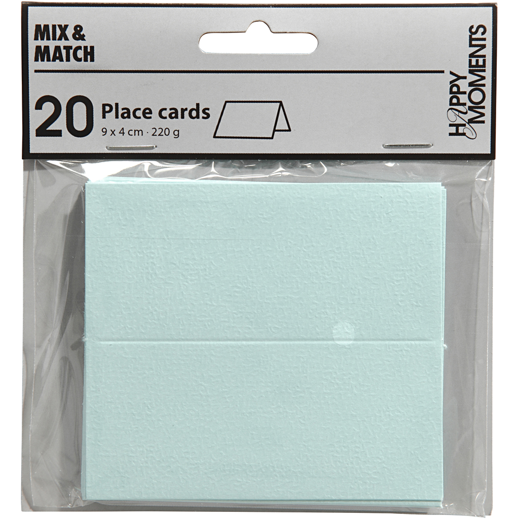 Bordkort Creativ Company Str 9x4 cm 20 stk/1 Pk