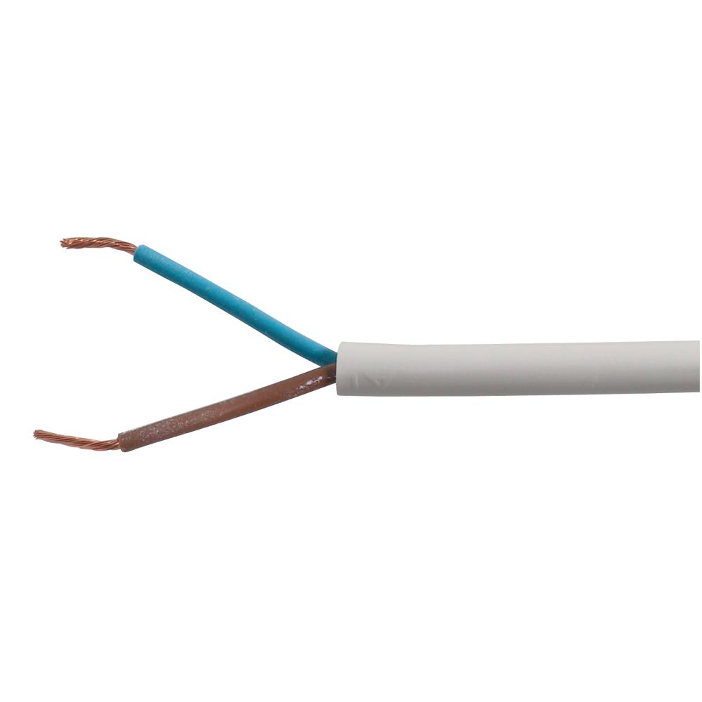 Kabel Bårebo SKK 2x0,75 Hvit 100m