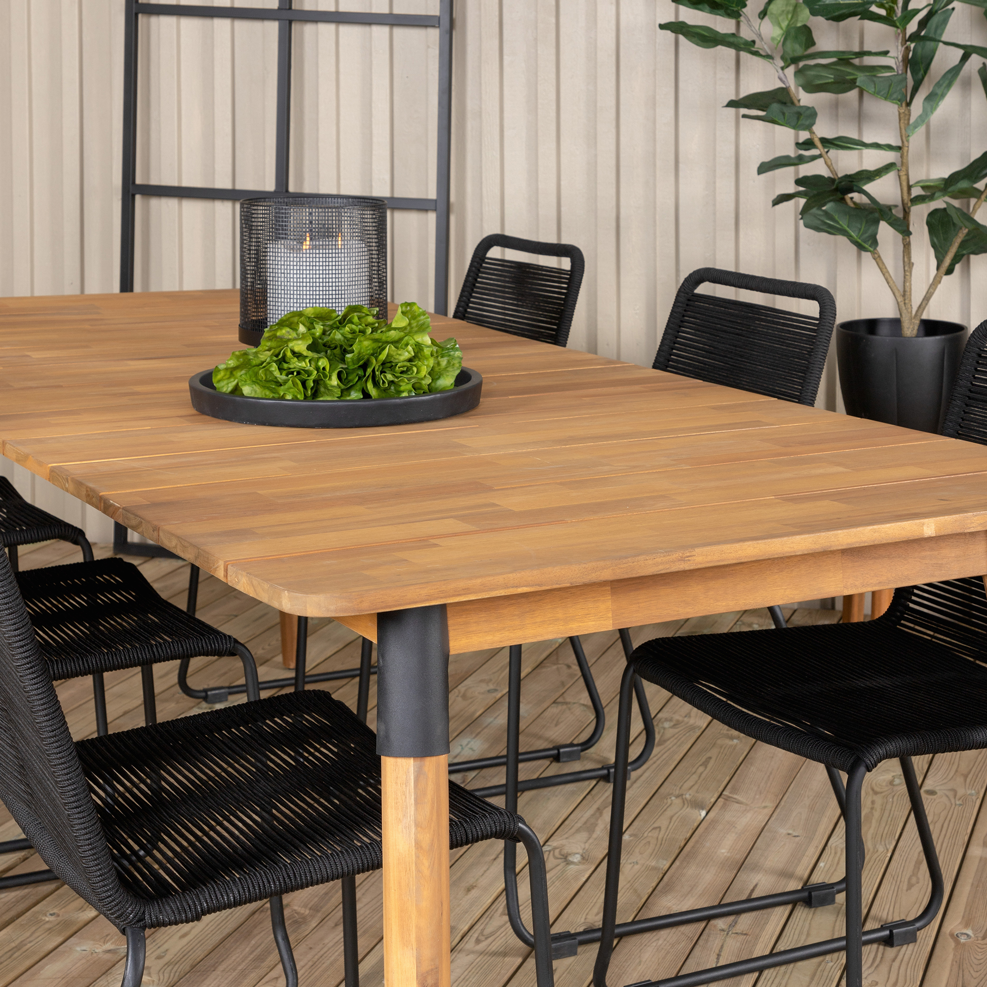 Spisegruppe Venture Home Julle med 6 Minos Spisestoler