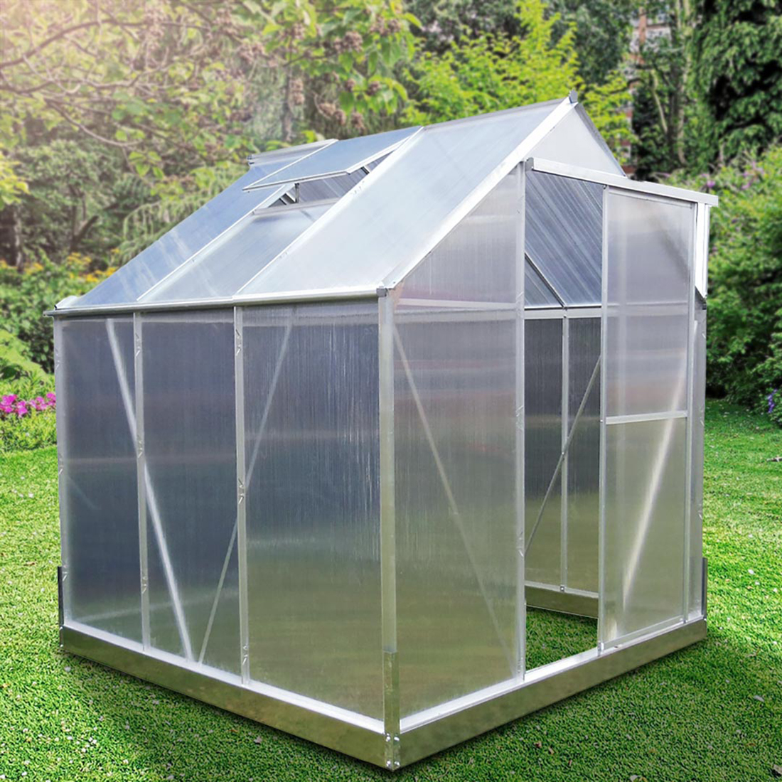 Drivhus Lykke Silver 3,7 m2