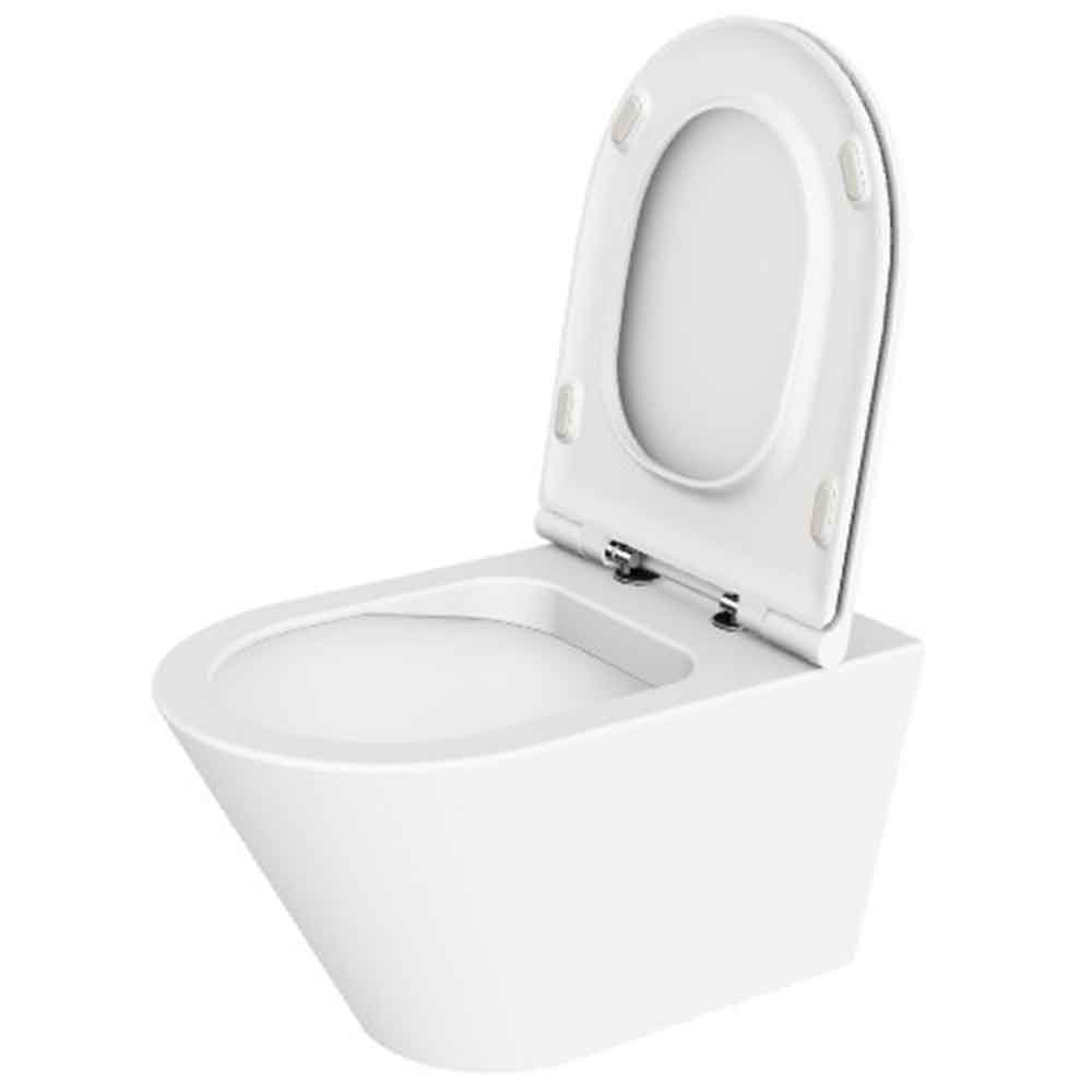 Vägghängd Toalettstol Lavabo Forma