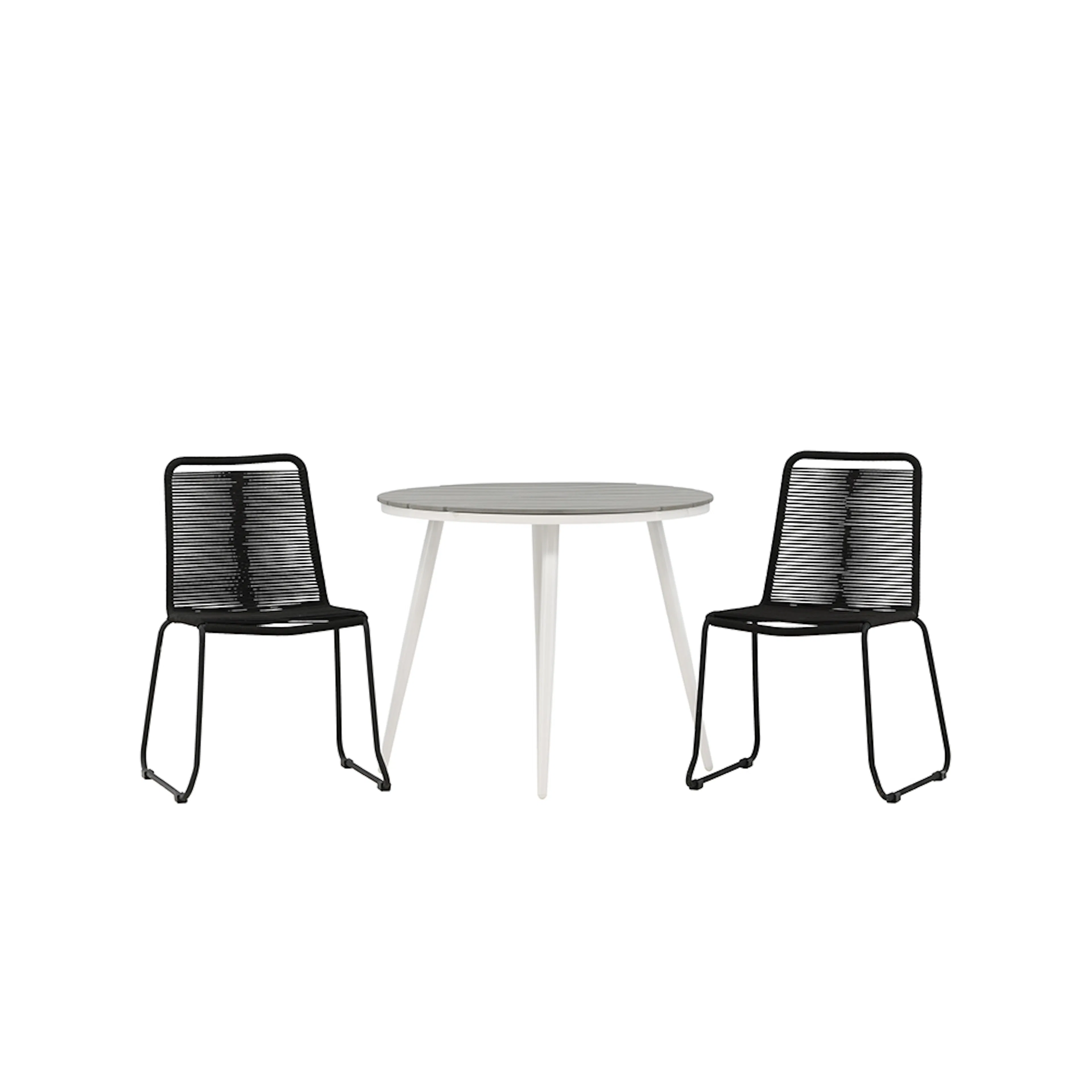 Cafégruppe Venture Home Break Ø90 cm med 2 Lindos Stoler