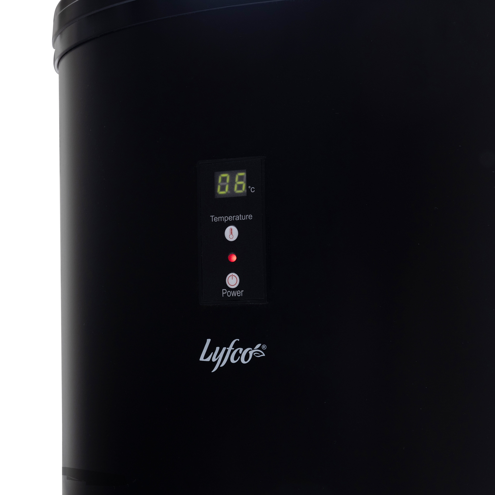 Party-cooler-  30L Svart med display & hjul Sort