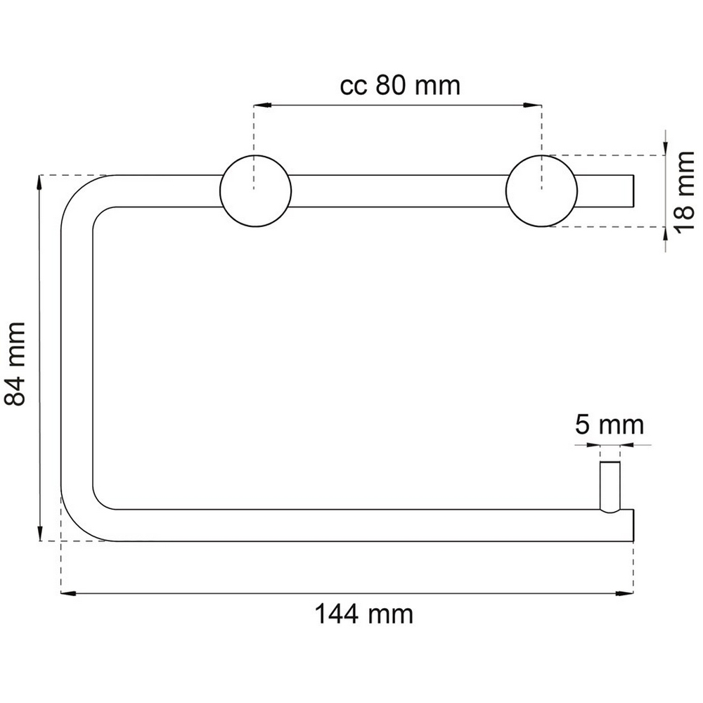 Toalettpapirholder Habo 1368
