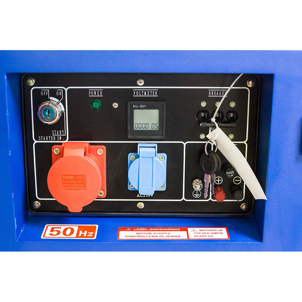 Strømaggregat Duab-Power MDG7500S-3 3-fas Diesel Stillegående