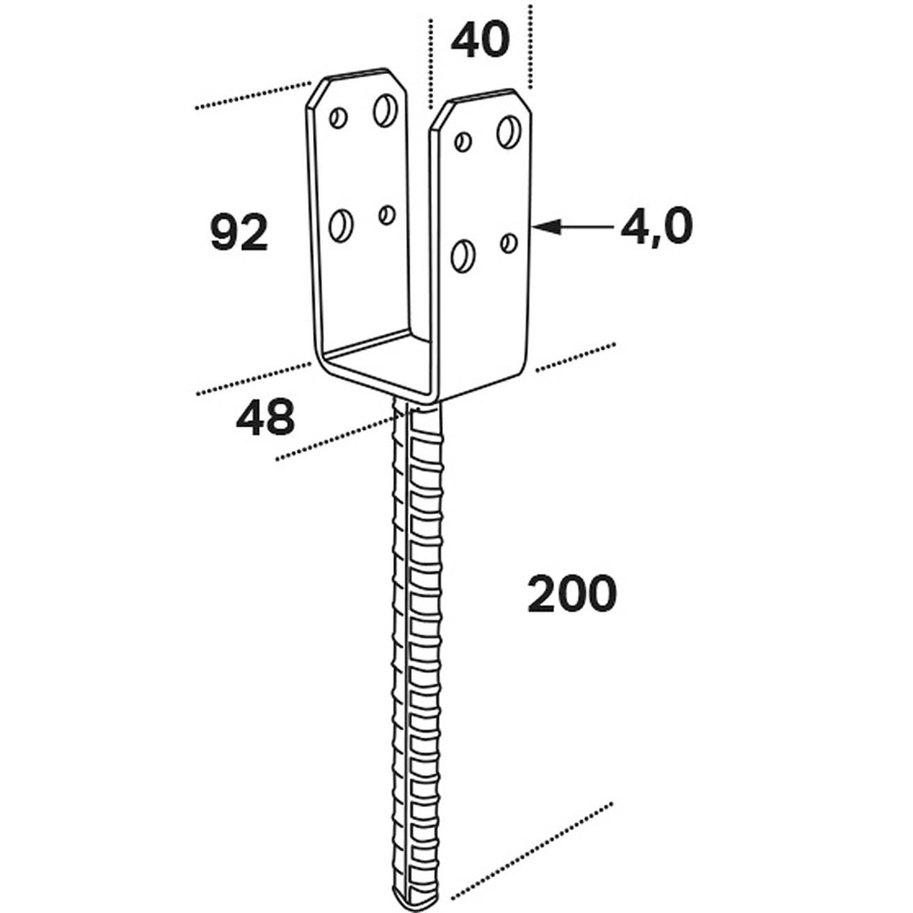 Stolpeholder FAST PSU