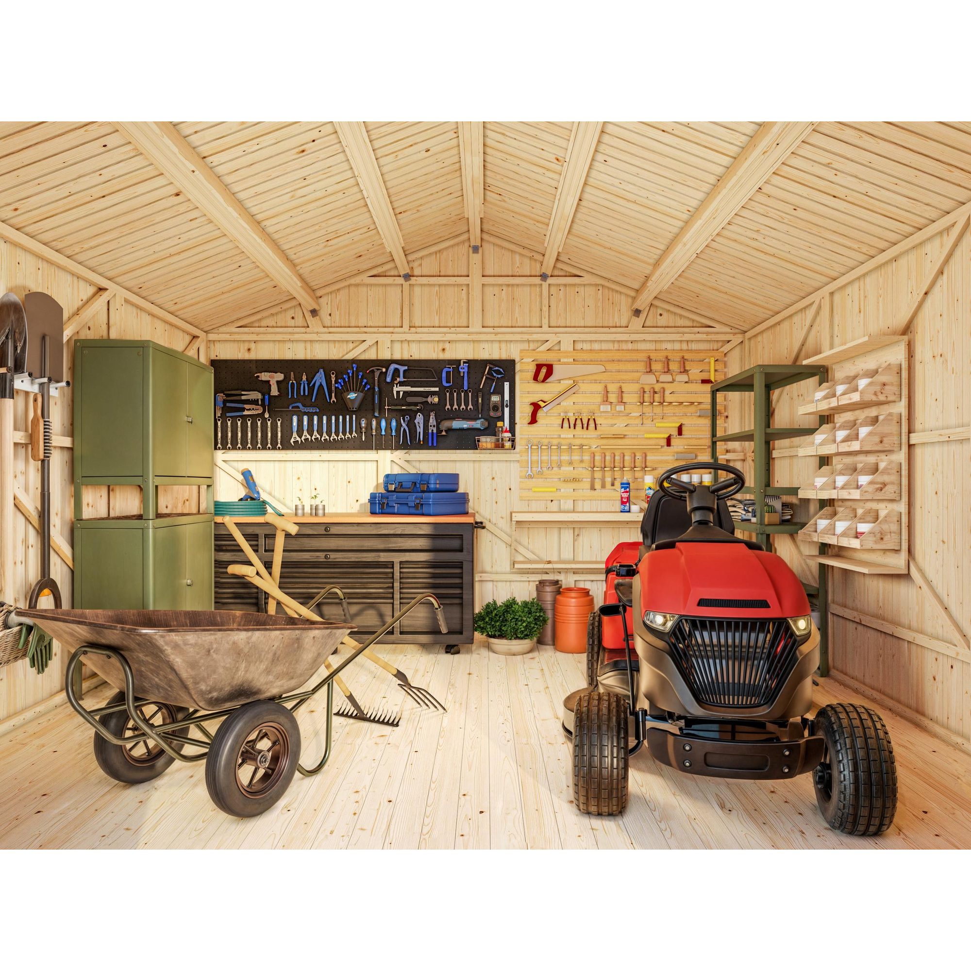 Redskapsbod Palmako Lucas 12,3 m2