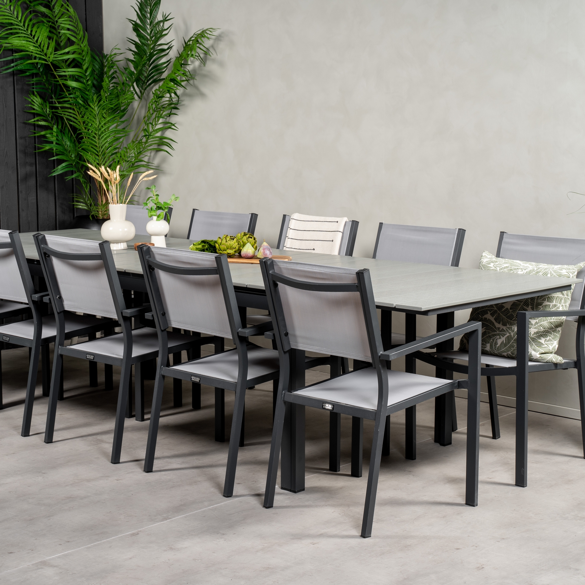 Spisegruppe Venture Home Lova 224/324 med 10 Copacabana Lenestoler