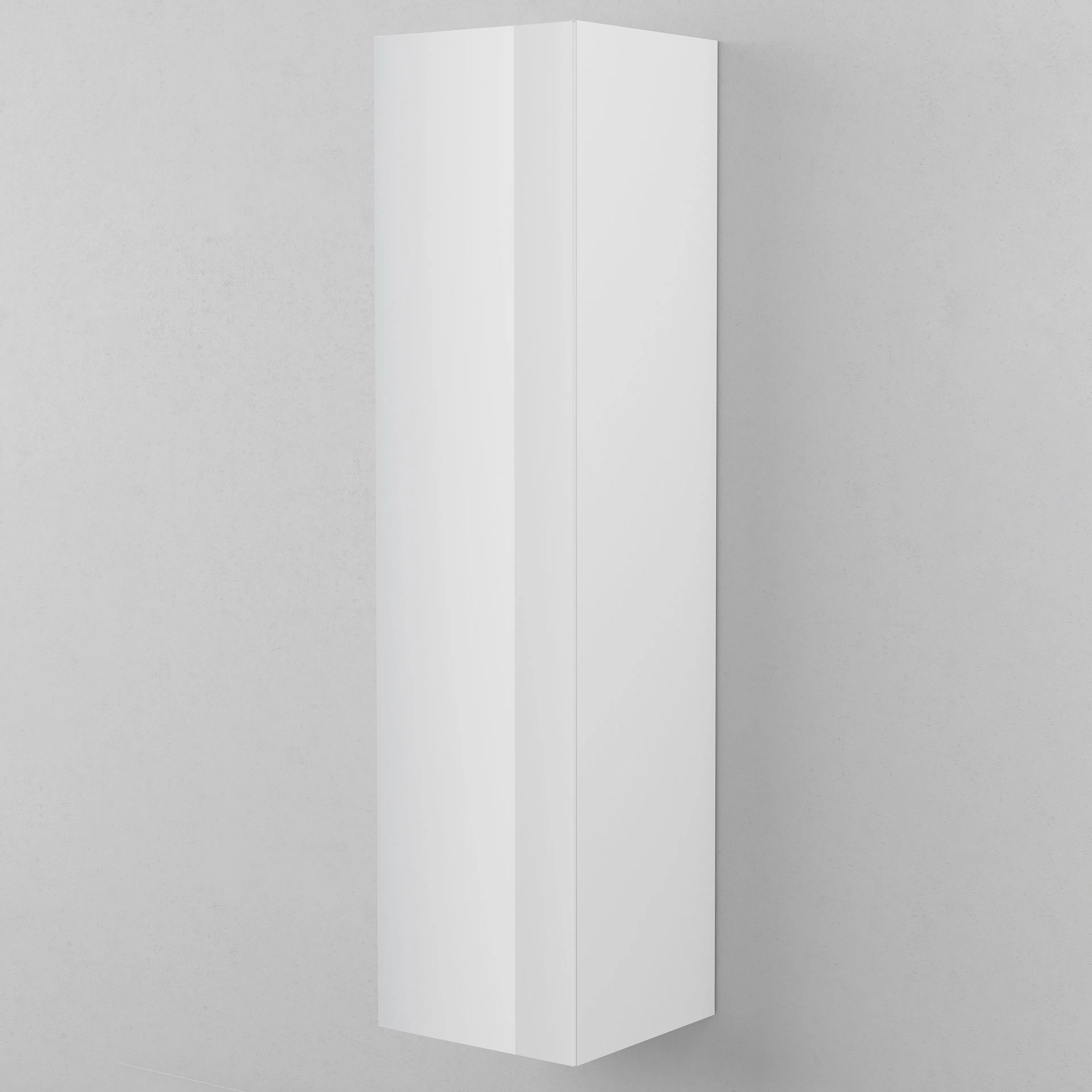 Högskåp TWIN 40,Premium White, 5 Hyllplan, Höger.400x1600x39 Bredd: 400 mm, Premium White, Höger utan Lådor
